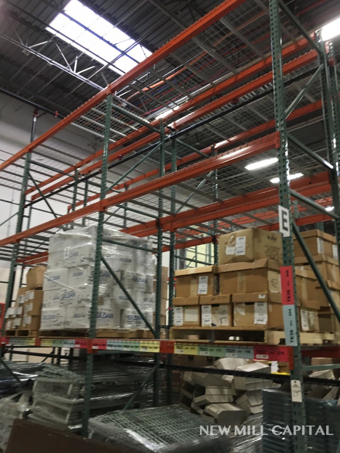 Interlake Teardrop Pallet Rack, (8) Uprights (3in x 1.625in Columns, 42in | Rig: See Lot Description - Image 7 of 13