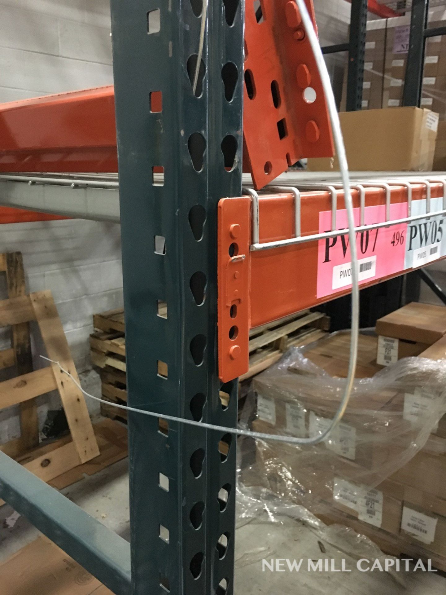 Teardrop Pallet Racking, 42in Deep Uprights (3in x 3in x 20ft Tall = Qty | Rig: See Lot Description - Image 3 of 16