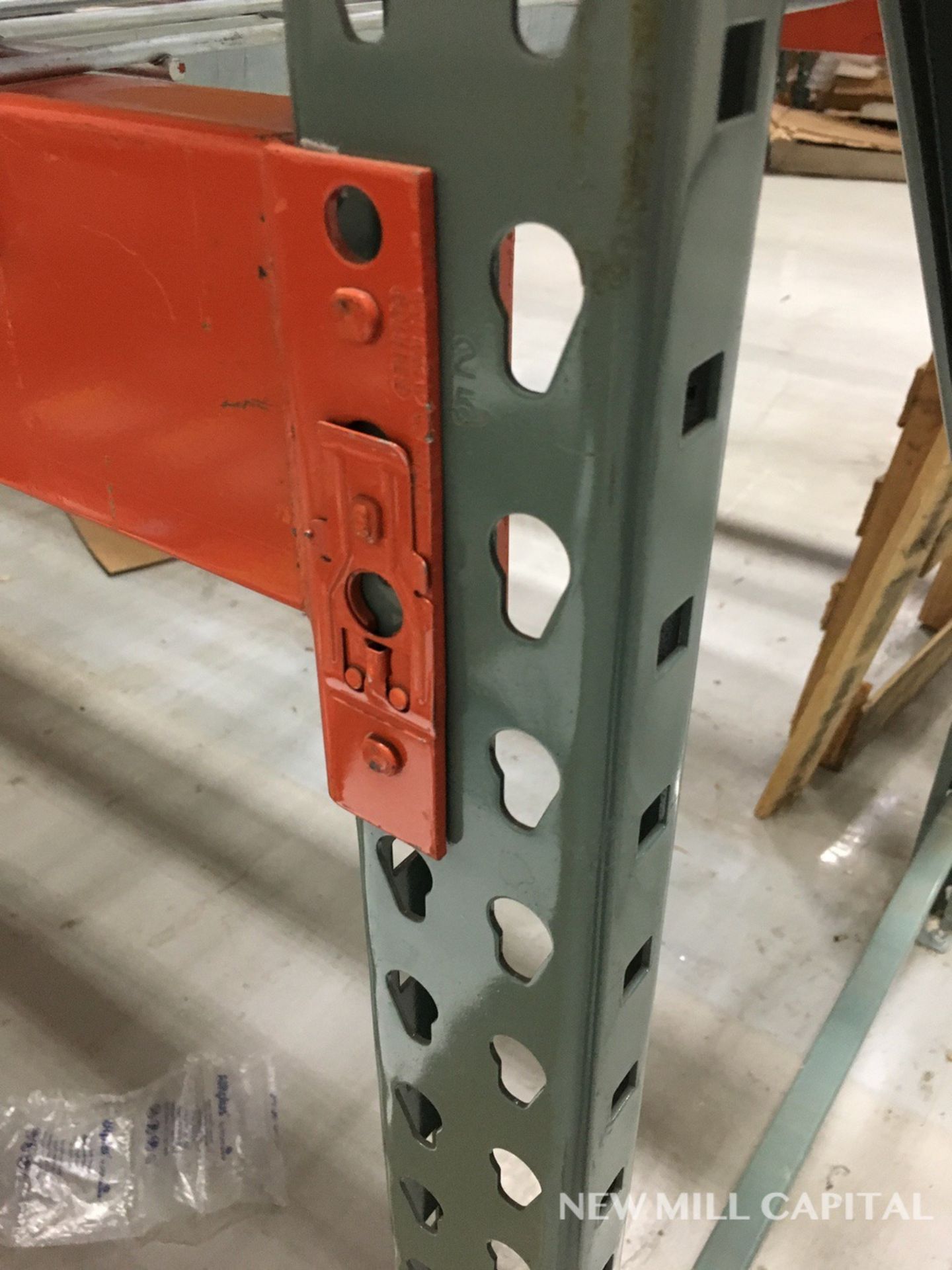 Interlake Teardrop Pallet Rack, (8) Uprights (3in x 1.625in Columns, 42in | Rig: See Lot Description - Image 12 of 14