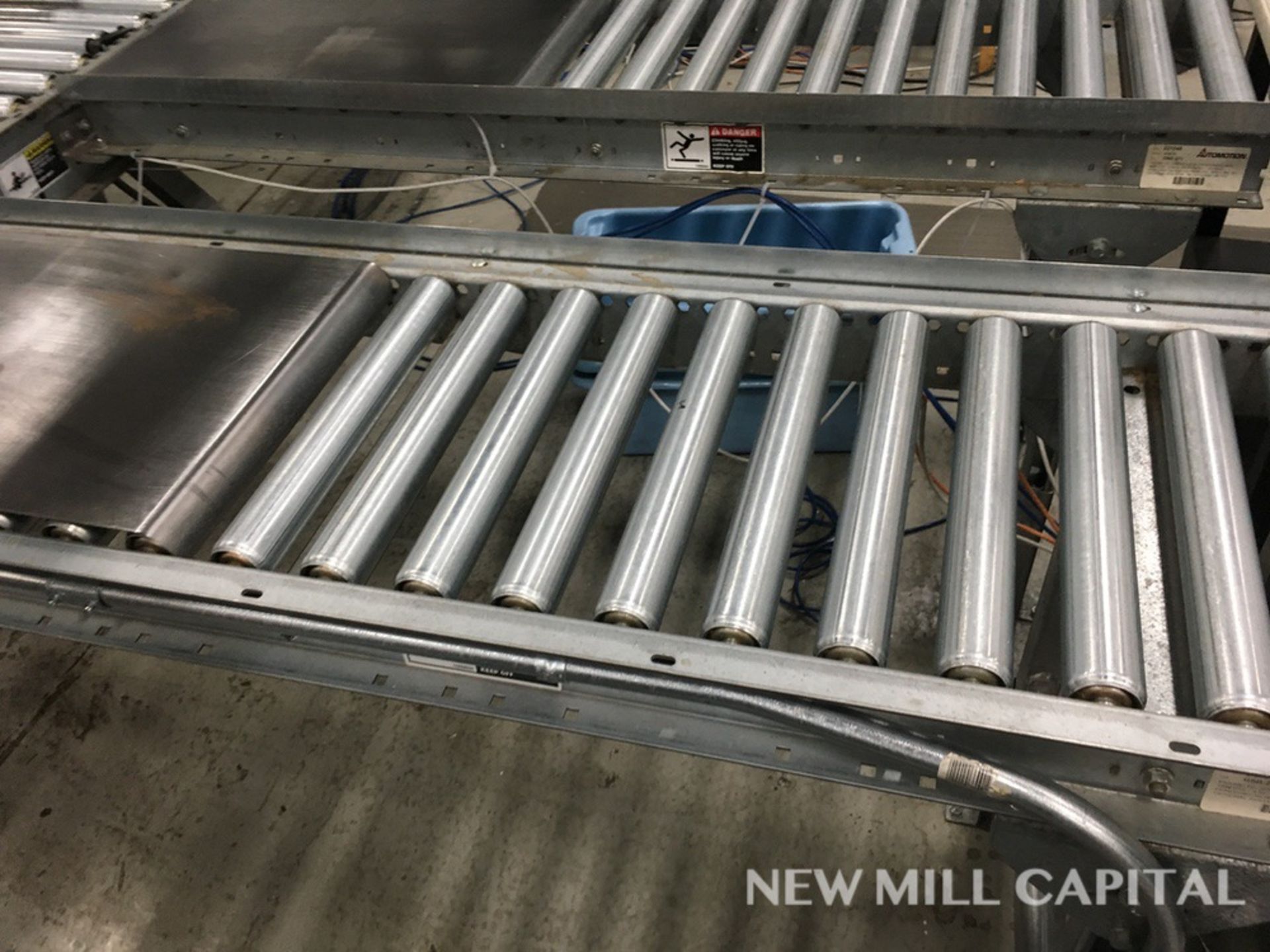 (2) Roller Conveyors, Manual, Approx 5ft OA Length, 15in Rollers, 18in OA Width | Rig Fee: $150 - Image 2 of 3