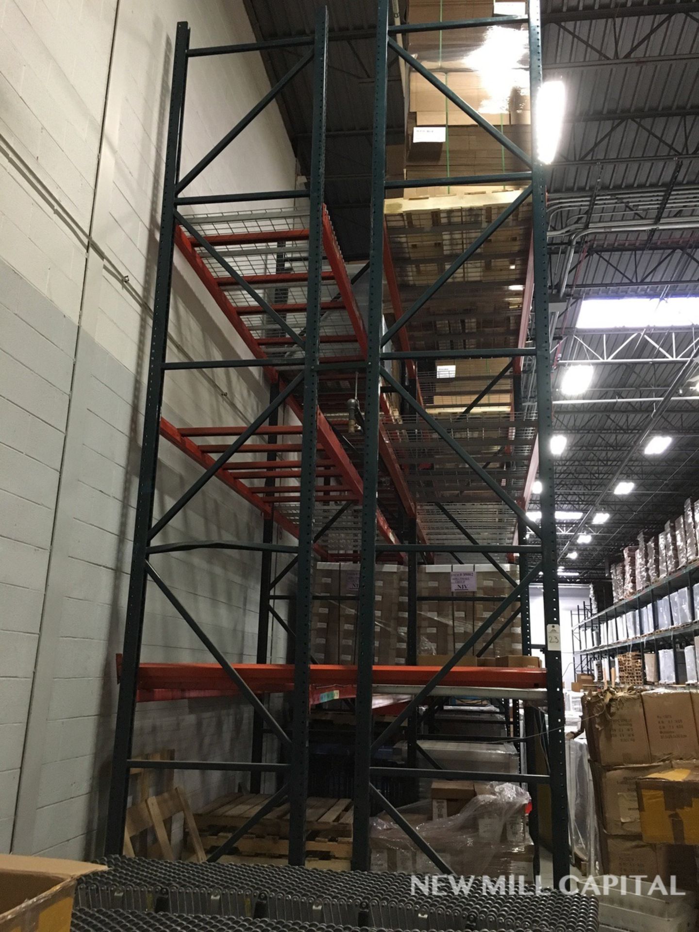 Teardrop Pallet Racking, 42in Deep Uprights (3in x 3in x 20ft Tall = Qty | Rig: See Lot Description - Image 2 of 16