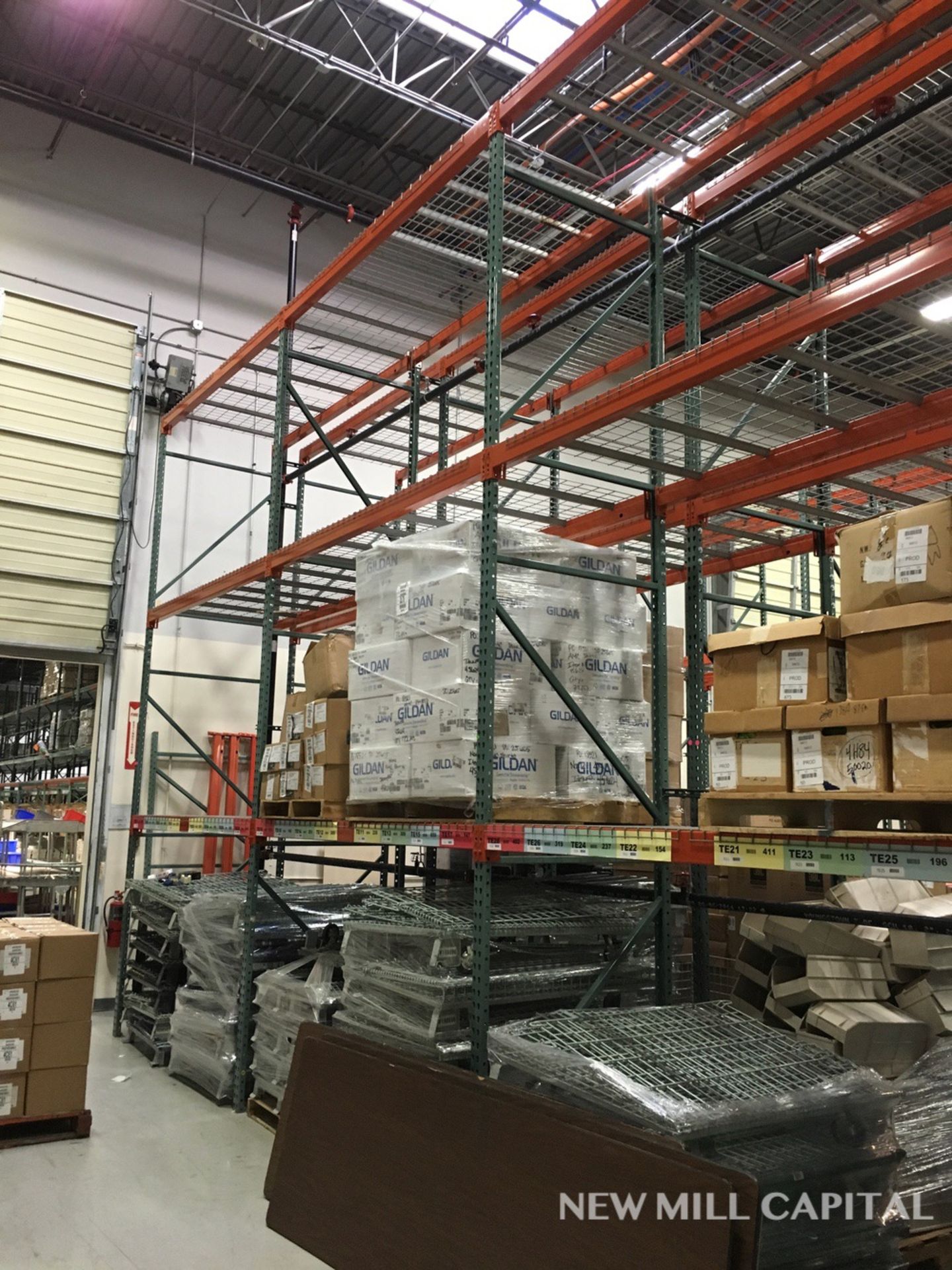 Interlake Teardrop Pallet Rack, (8) Uprights (3in x 1.625in Columns, 42in | Rig: See Lot Description - Image 8 of 13