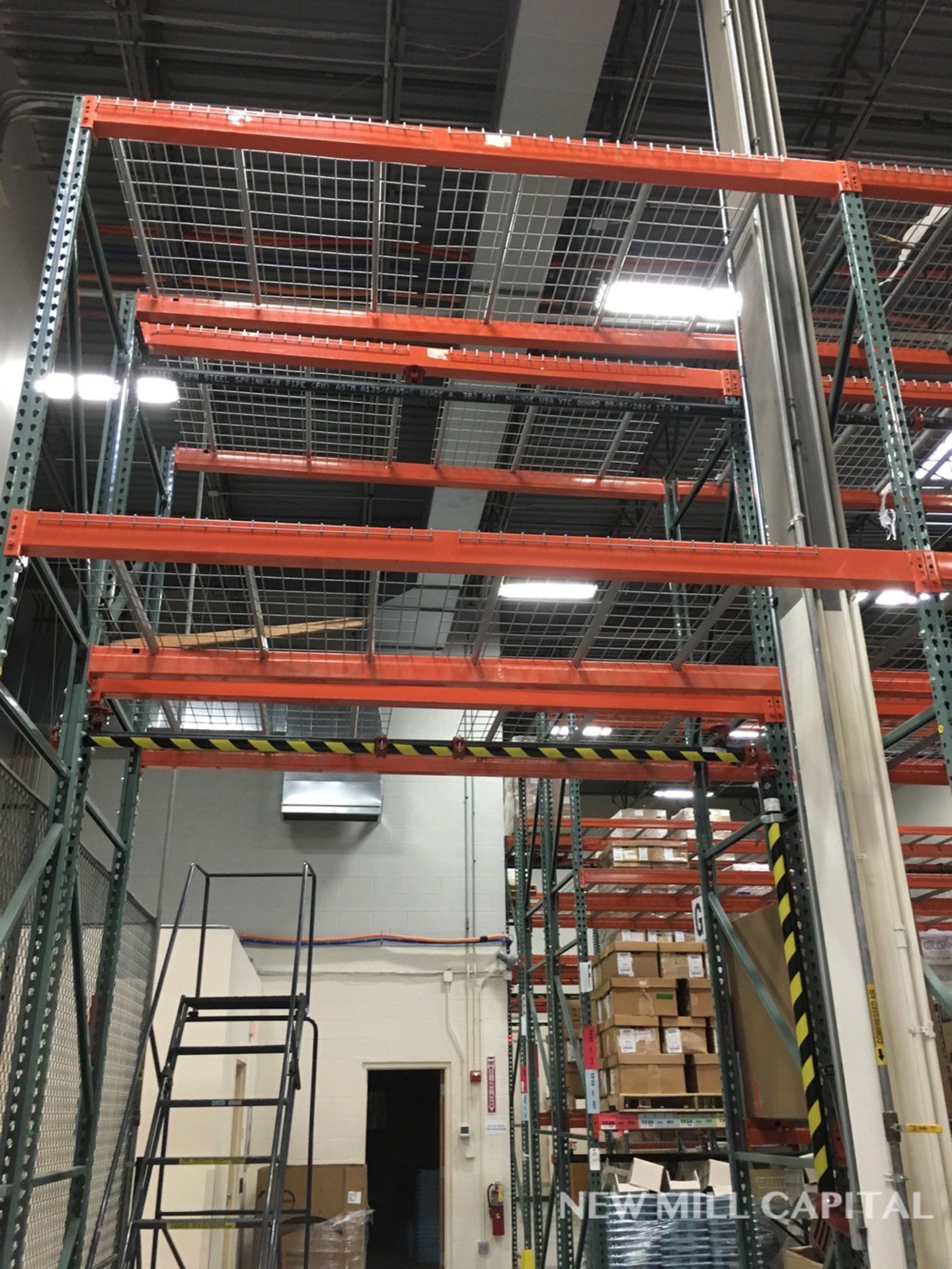 Interlake Teardrop Pallet Rack, (10) Uprights (3in x 1.625in Columns, 42i | Rig: See Lot Description - Image 2 of 11