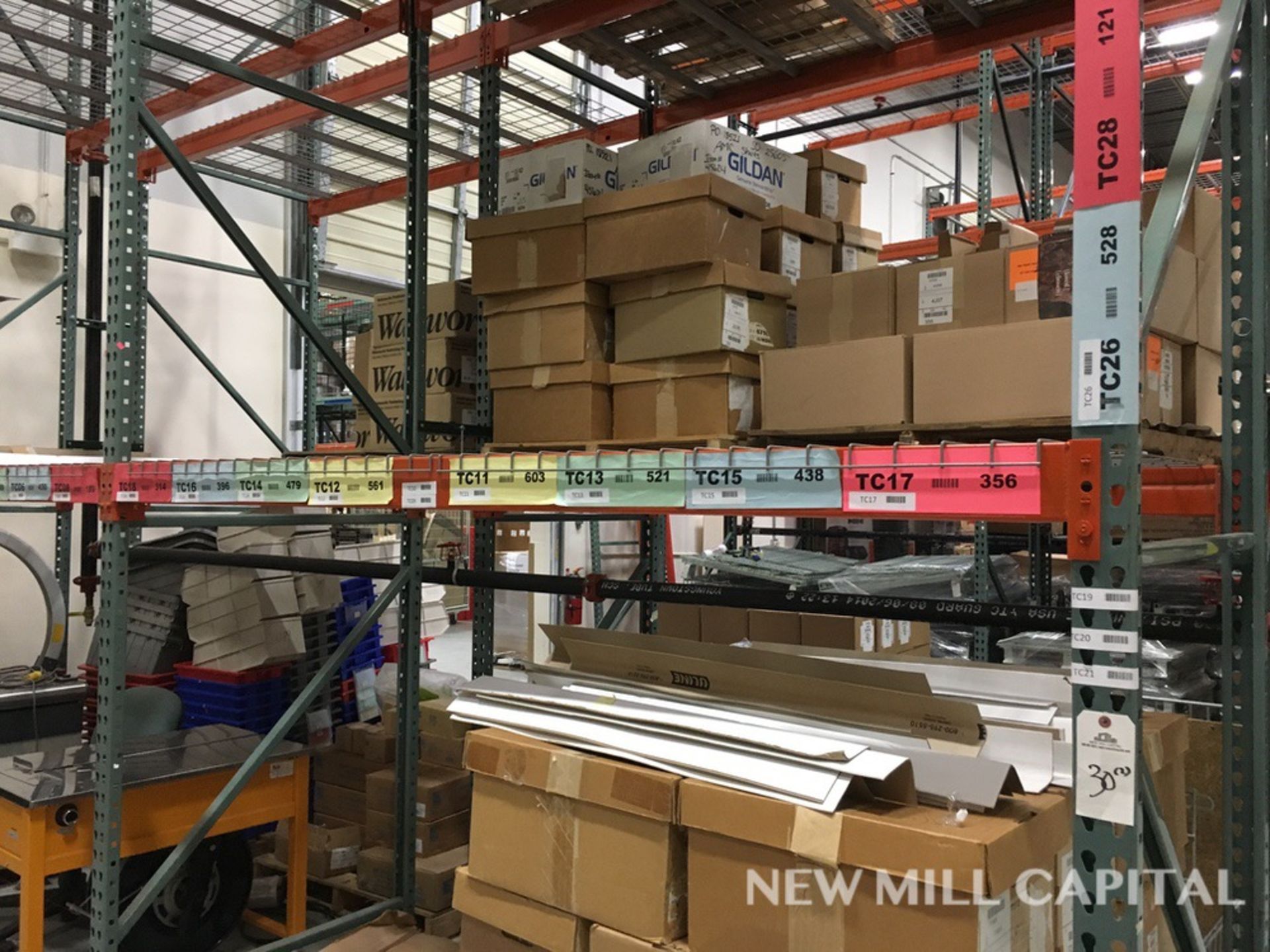 Interlake Teardrop Pallet Rack, (8) Uprights (3in x 1.625in Columns, 42in | Rig: See Lot Description - Image 12 of 12