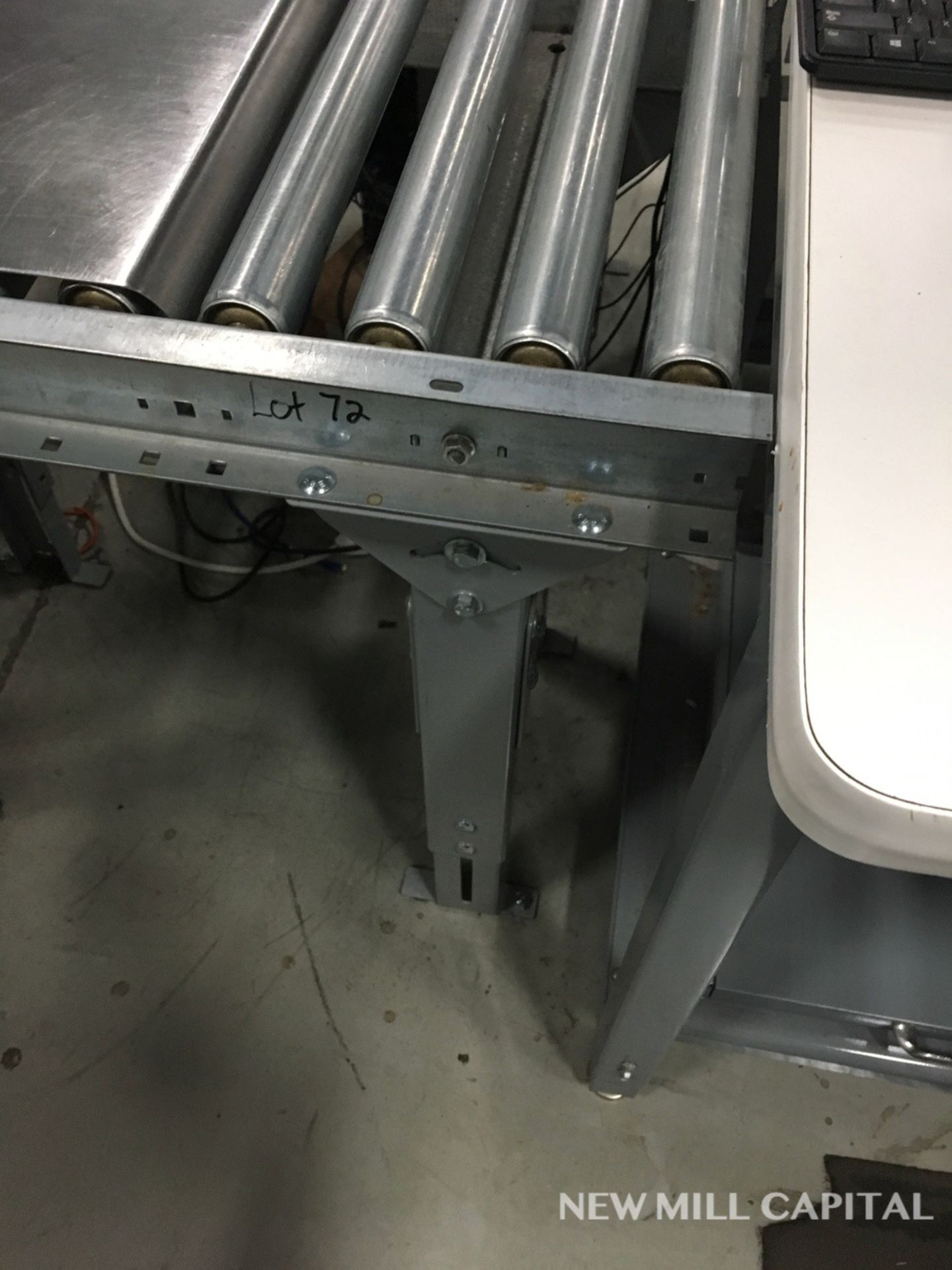 (2) Roller Conveyors, Manual, Approx 3ft OA Length, 15in Rollers, 18in OA Width | Rig Fee: $150 - Image 3 of 3