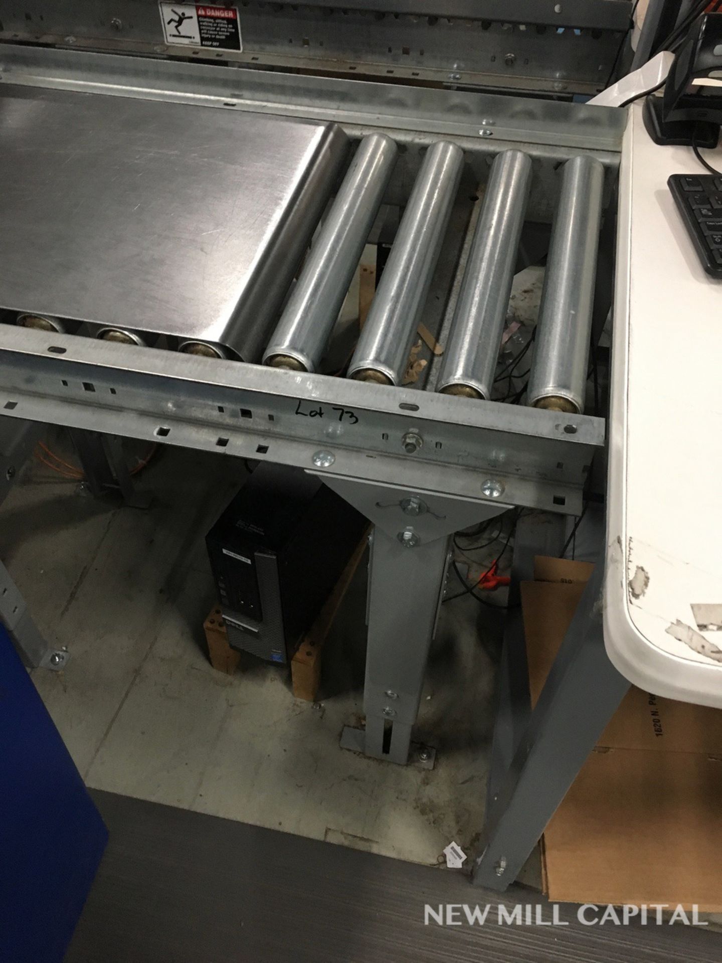 (2) Roller Conveyors, Manual, Approx 3ft OA Length, 15in Rollers, 18in OA Width | Rig Fee: $150 - Image 2 of 4