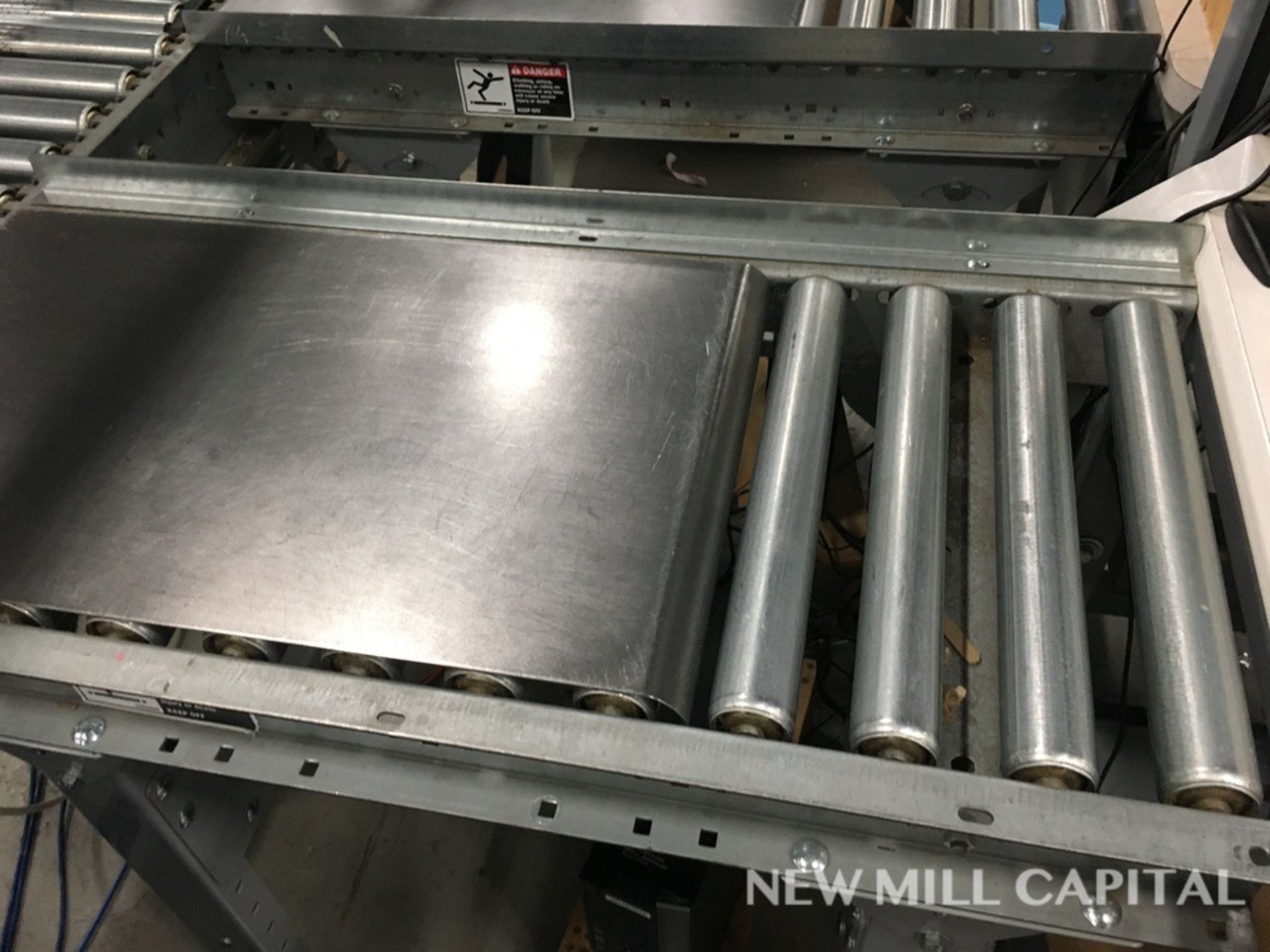 (2) Roller Conveyors, Manual, Approx 3ft OA Length, 15in Rollers, 18in OA Width | Rig Fee: $150 - Image 3 of 4