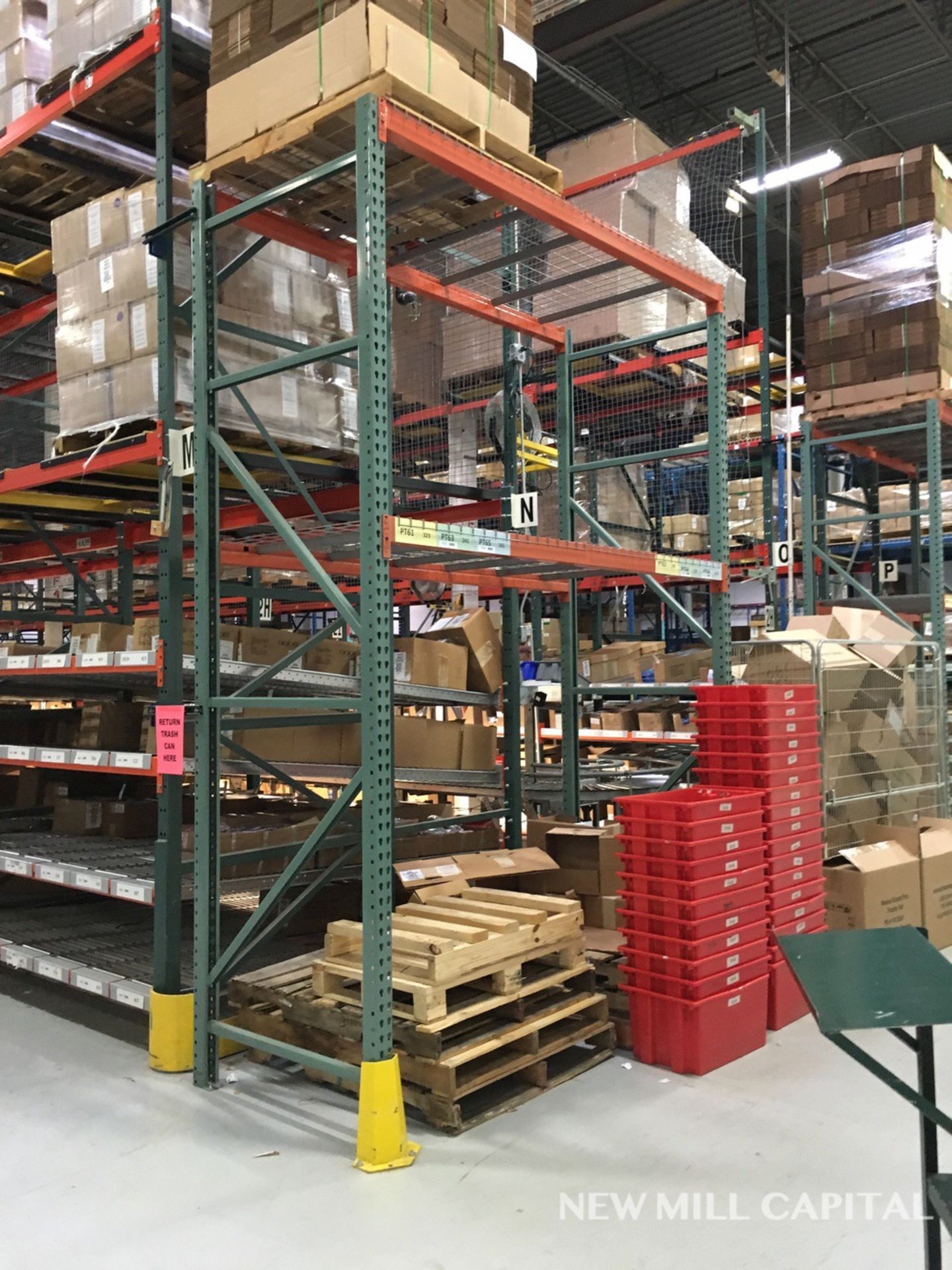 Interlake Teardrop Pallet Rack, (16) Uprights (3in x 3in Column, 42in Dee | Rig: See Lot Description - Image 10 of 13