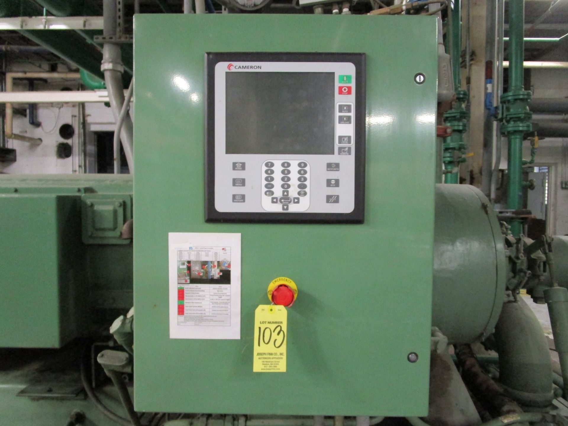 Joy 500HP High Pressure Compressor, Turbo Air 3000 s/n P-13688, Discharge Pressure | Rig Fee: $2500 - Image 2 of 9