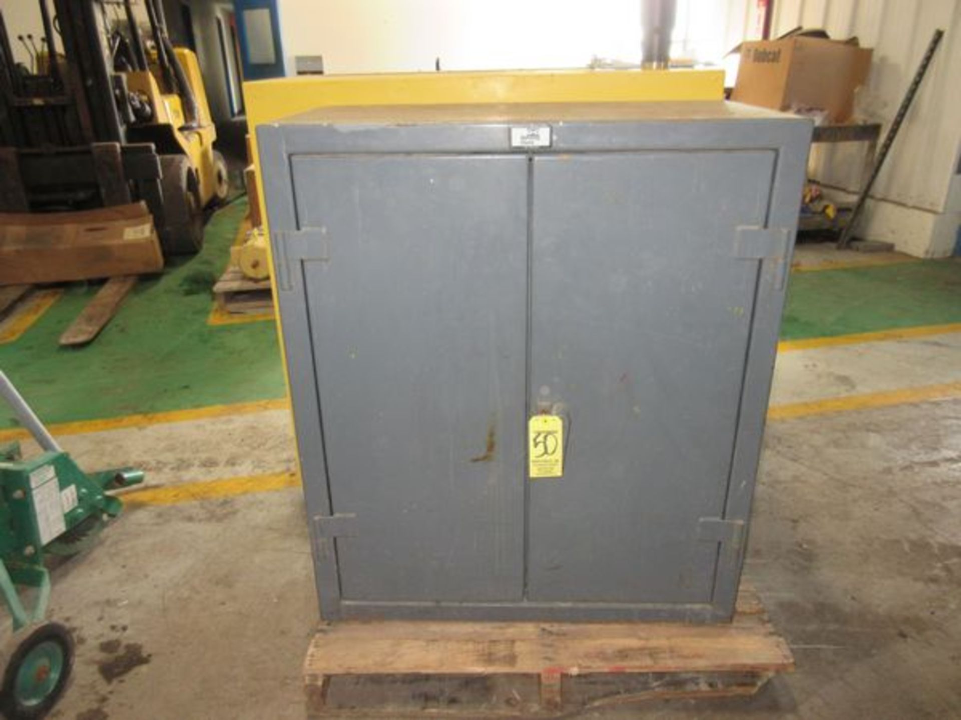 (1) Strong Hold 2-Door HD Steel Supply Cabinet | Rig Fee: $25
