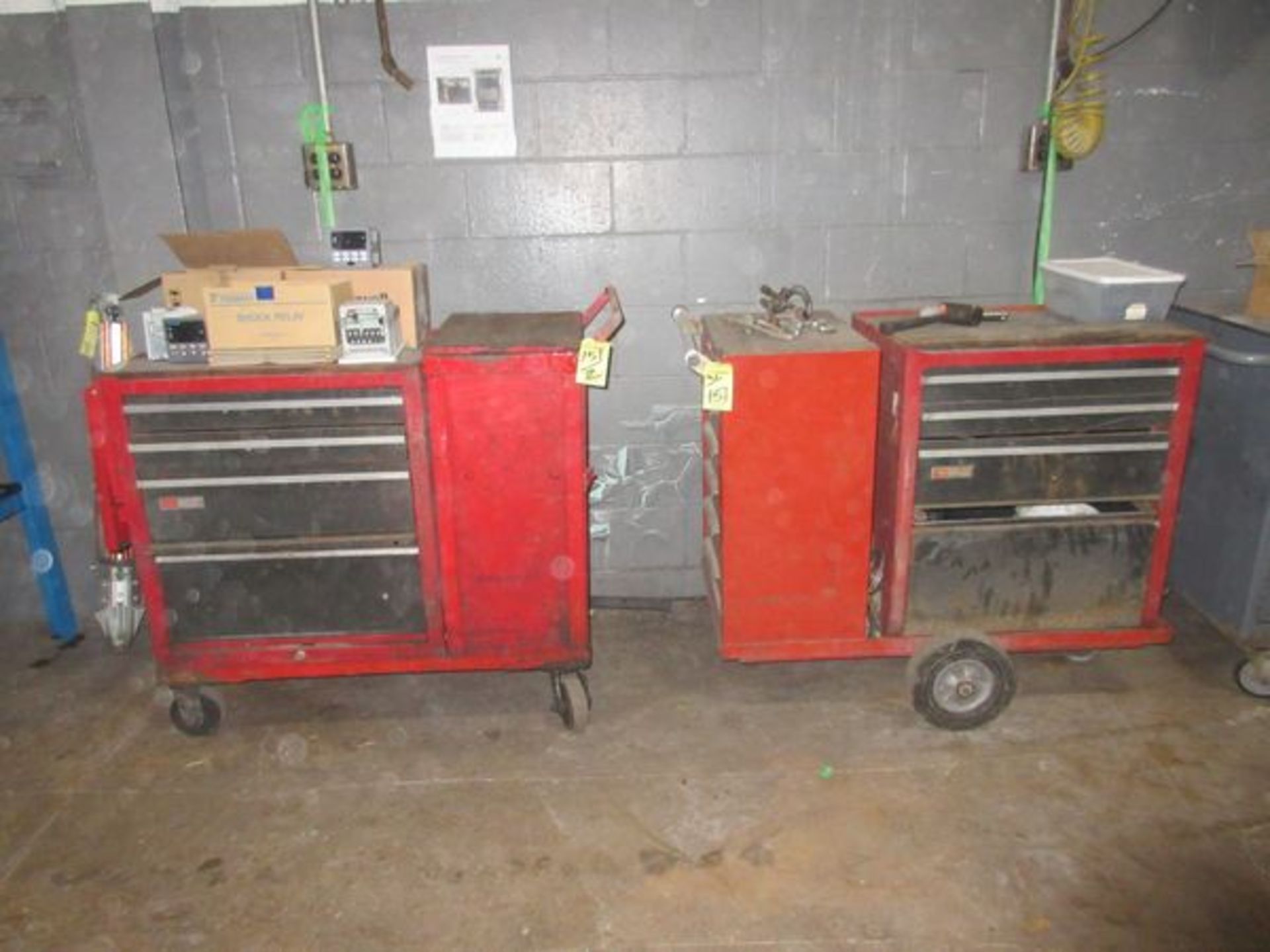 LOT (2) Portable Craftsman Toolboxes (Fair) | Rig Fee: $50