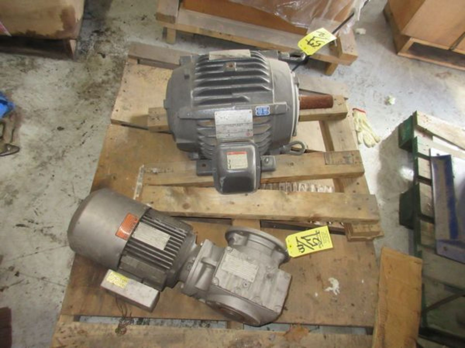 LOT NEMA 15HP Motor, Sew-Eurodrive 1.5HP Drive | Rig Fee: $25