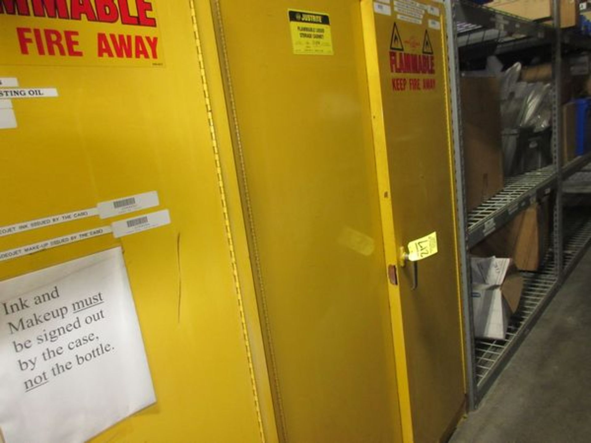 Just-Rite 45 Gallon 2-Door Chemical Cabinet | Rig Fee: $35