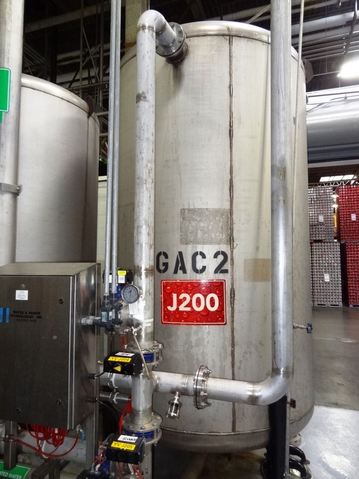 Massachusetts Engineering Stainless Steel Carbon Filter, 180 GPM, 72x108 | Rig Fee: $700