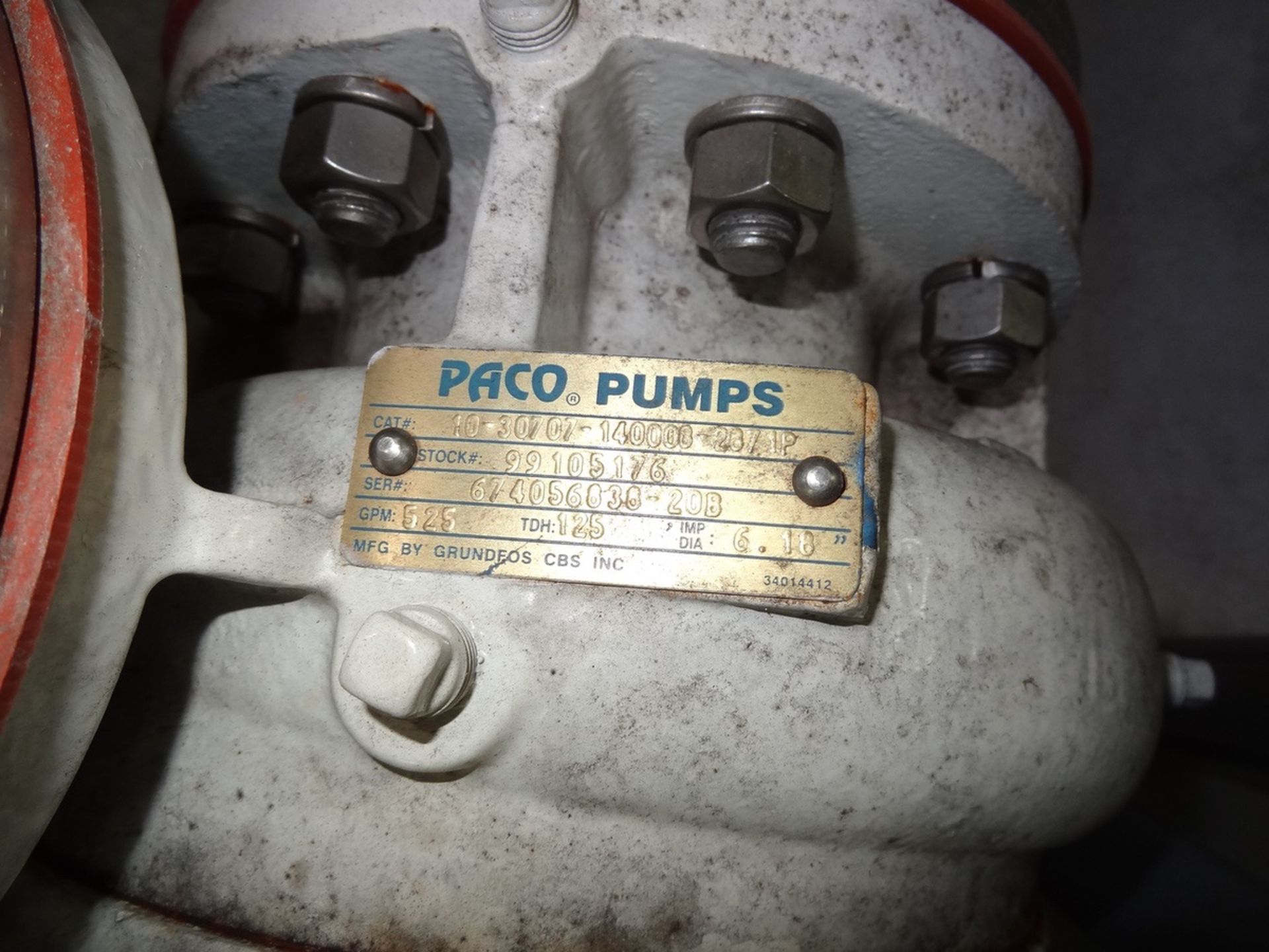 PACO Dual 25 HP Glycol Cast Iron Pump | Rig Fee: $250 - Image 5 of 5