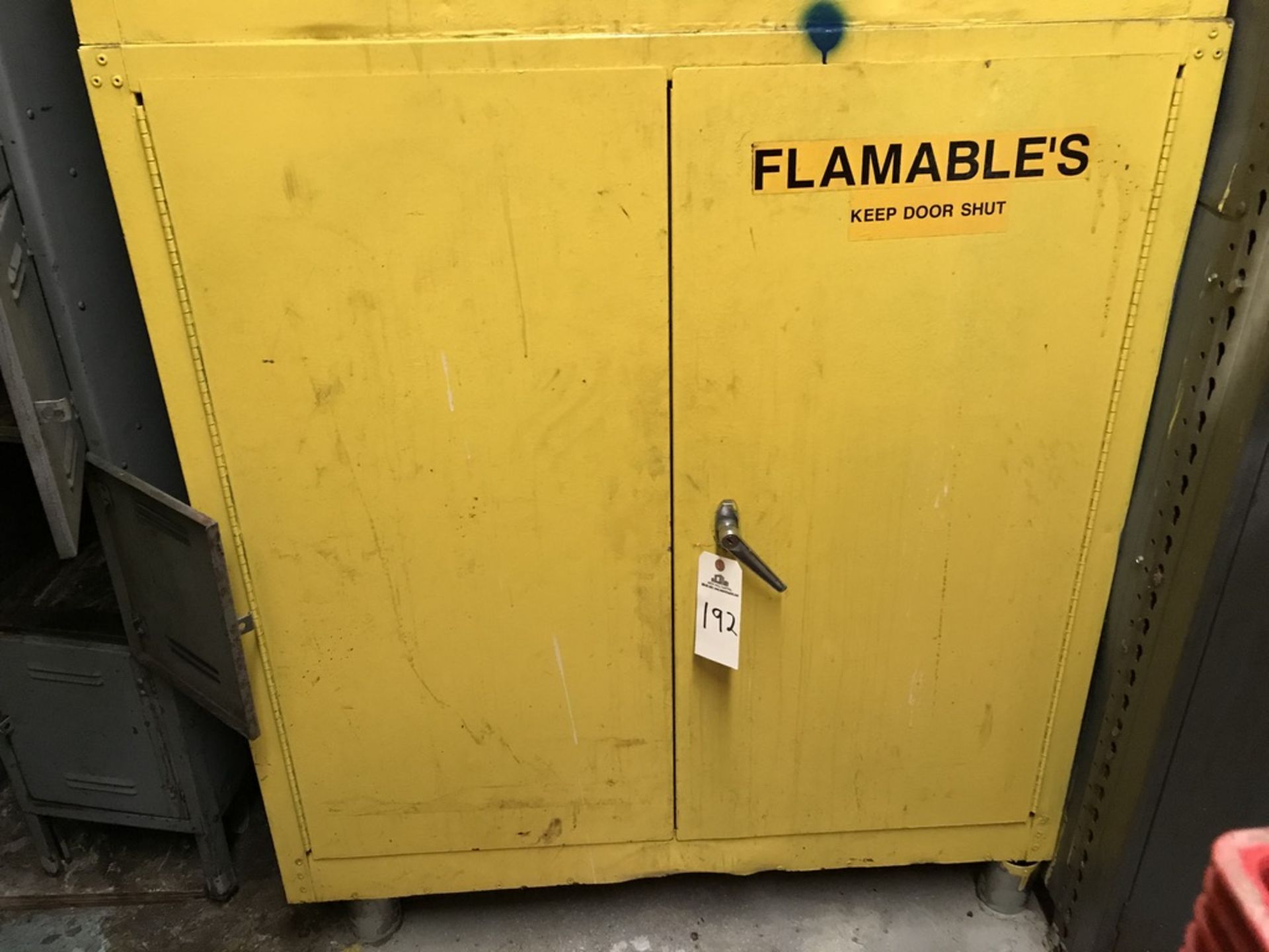 Flammable Storage Cabinet, 43in x 45in x 18in Deep | Rig Fee: $100