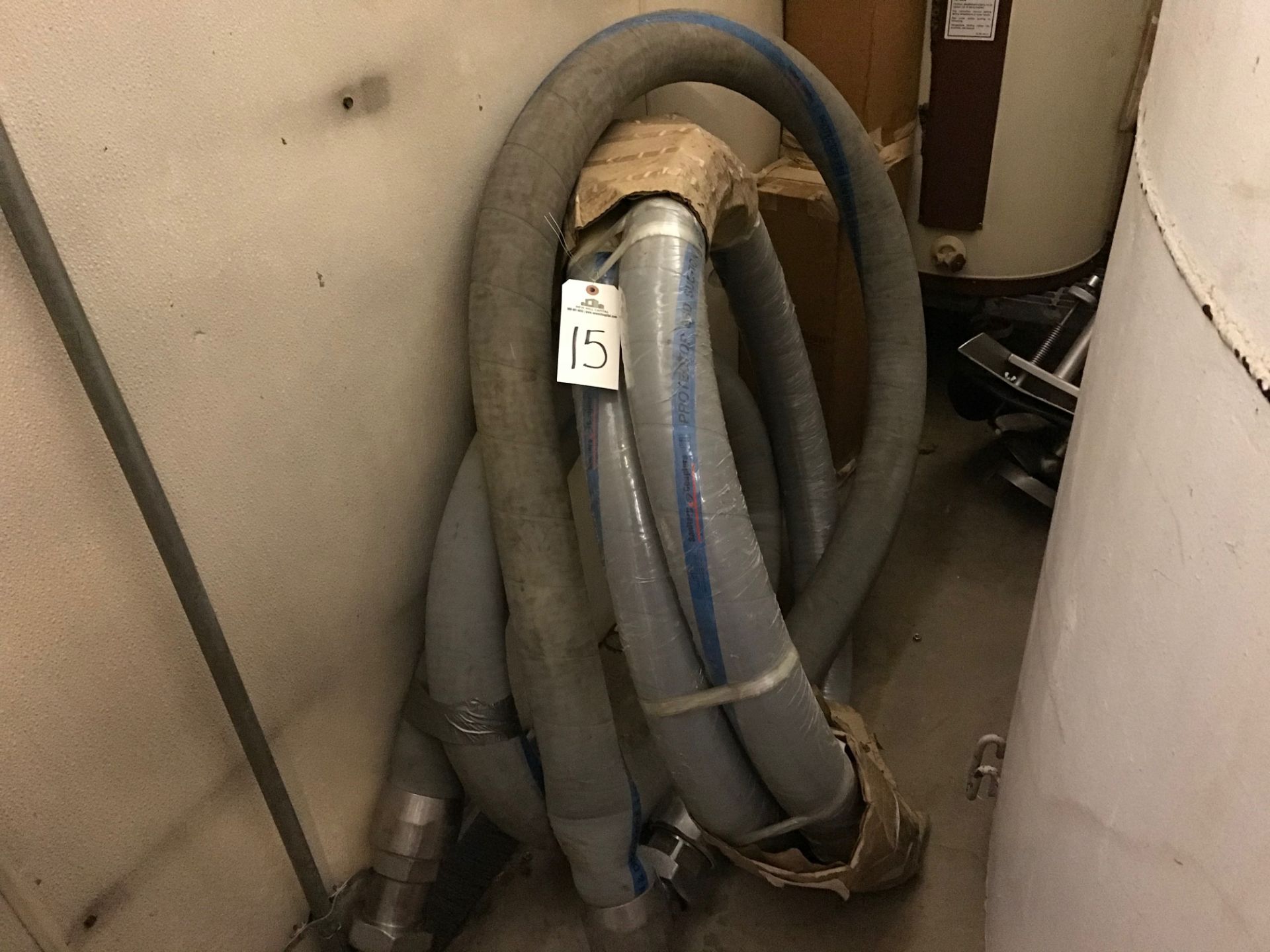 (3) 3in Transfer Hoses, 10ft Long, (1) is New | Rig Fee: $50