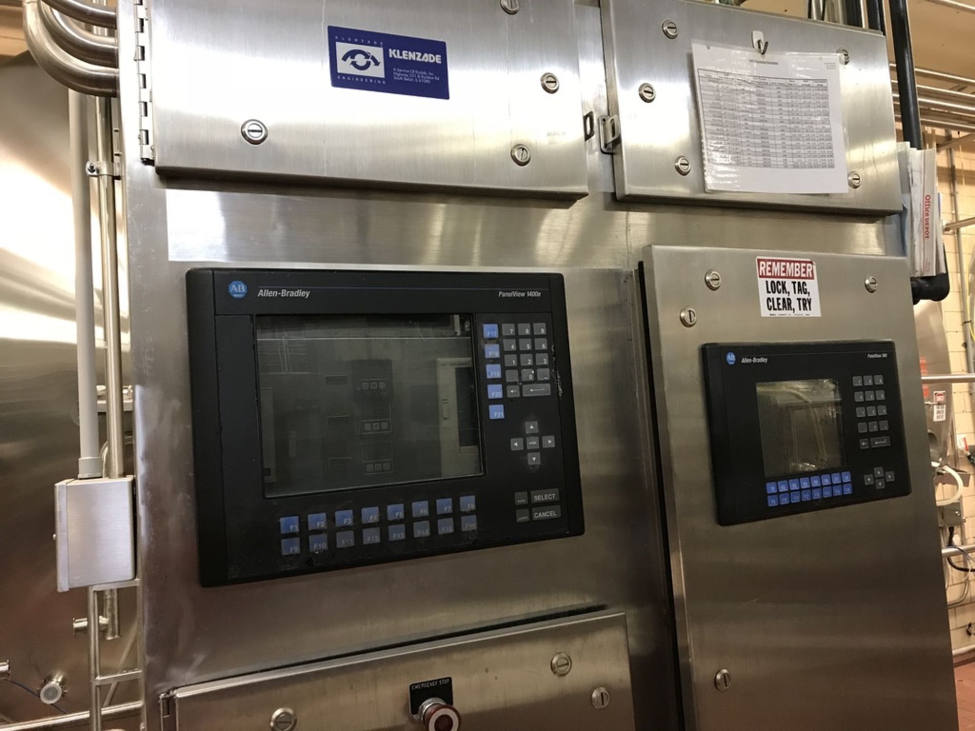 (2) Stainless Steel Control Panels for HTST System, 2.5in Divert Valves | Rig Fee: $550 - Image 2 of 3