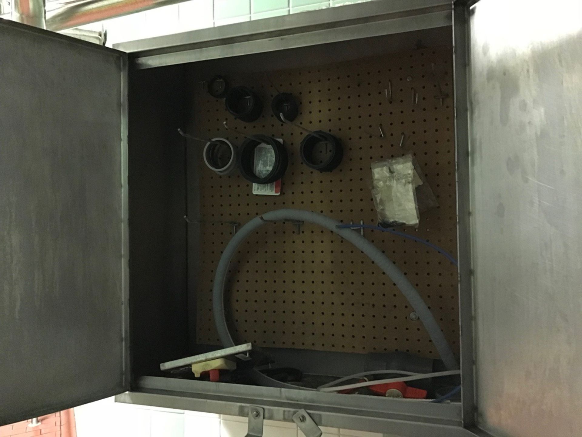 Stainless Steel Cabinet, (2) Door, 30in x 32in x 12in Deep | Loc: LKY | Rig Fee: $25 - Image 2 of 2