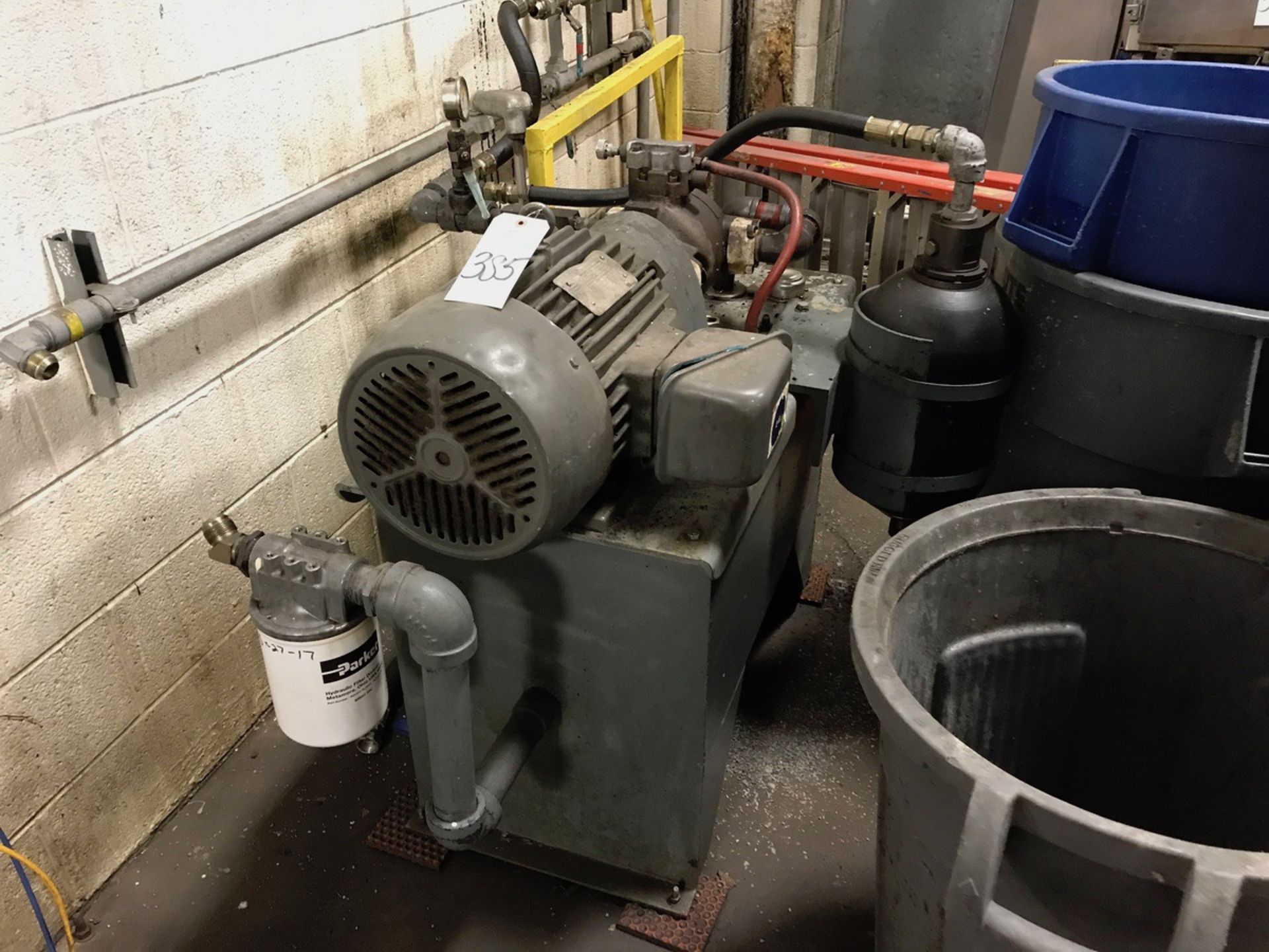 Hydraulic Power Pack with Pump and Motor | Loc: Erie PA | Rig Fee: $100