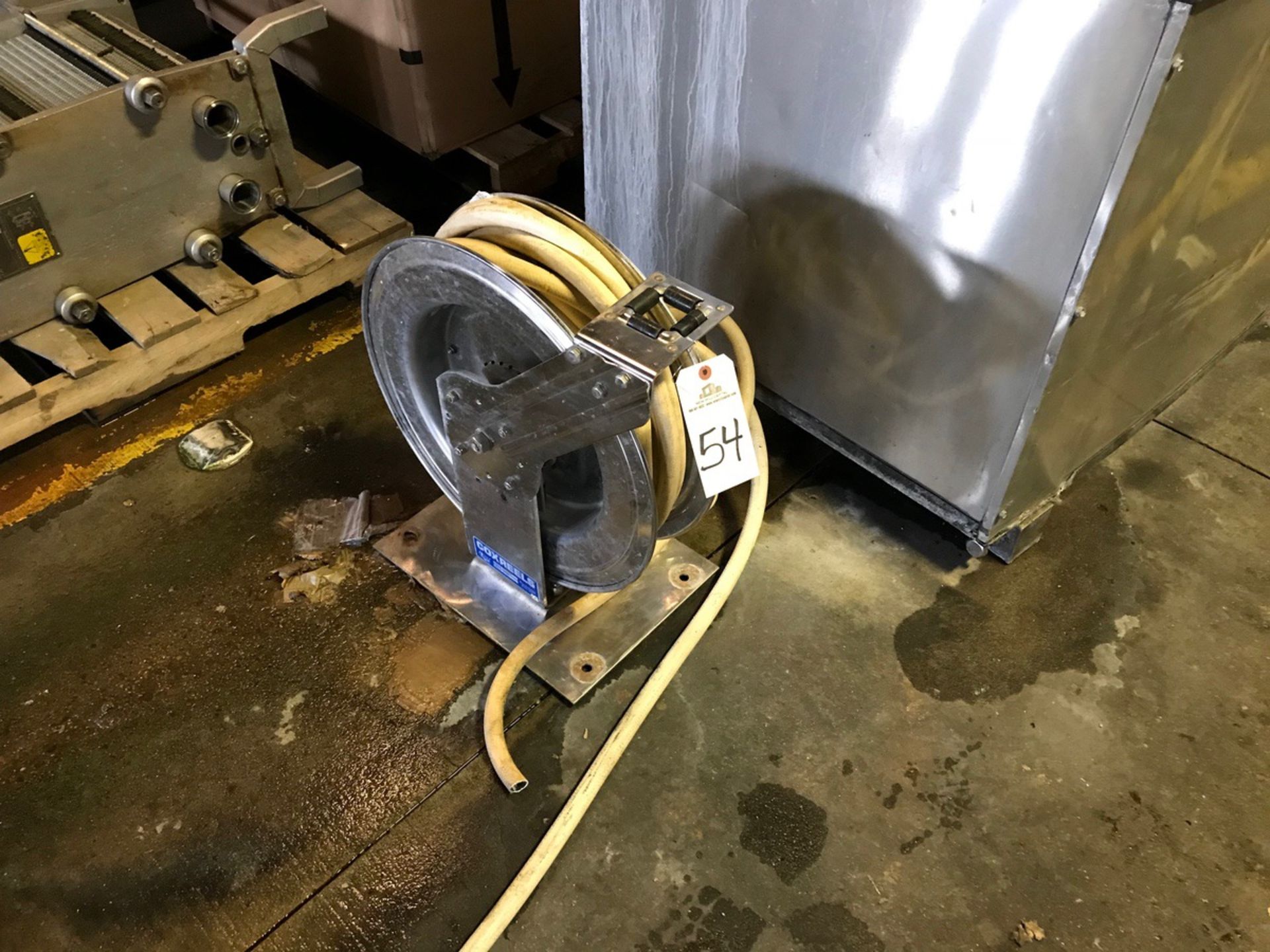 Stainless Steel Hose Reel | Loc: LKY | Rig Fee: $25