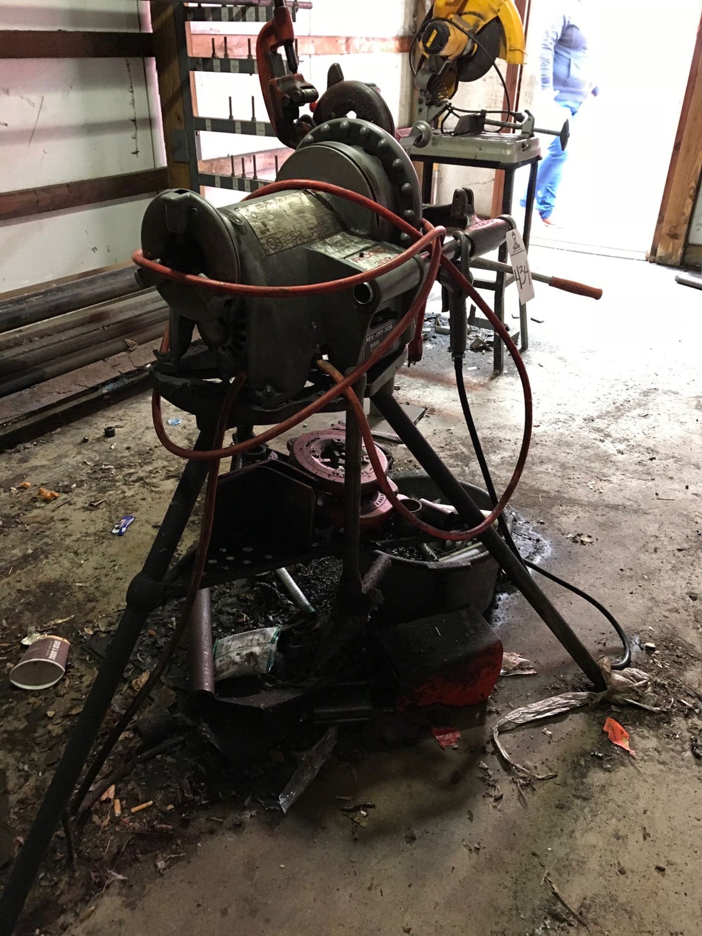 Ridgid Pipe Threader with Tripod and Stand | Loc: Erie PA | Rig Fee: $50 - Image 3 of 3