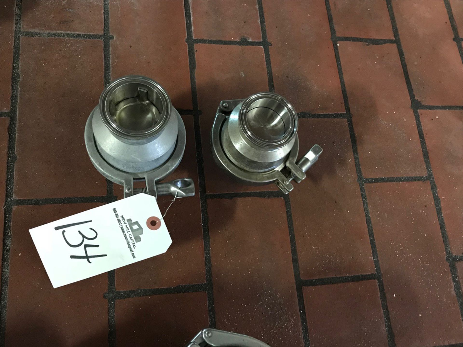 (2) 2in Stainless Steel Check Valves | Loc: LKY | Rig Fee: $25