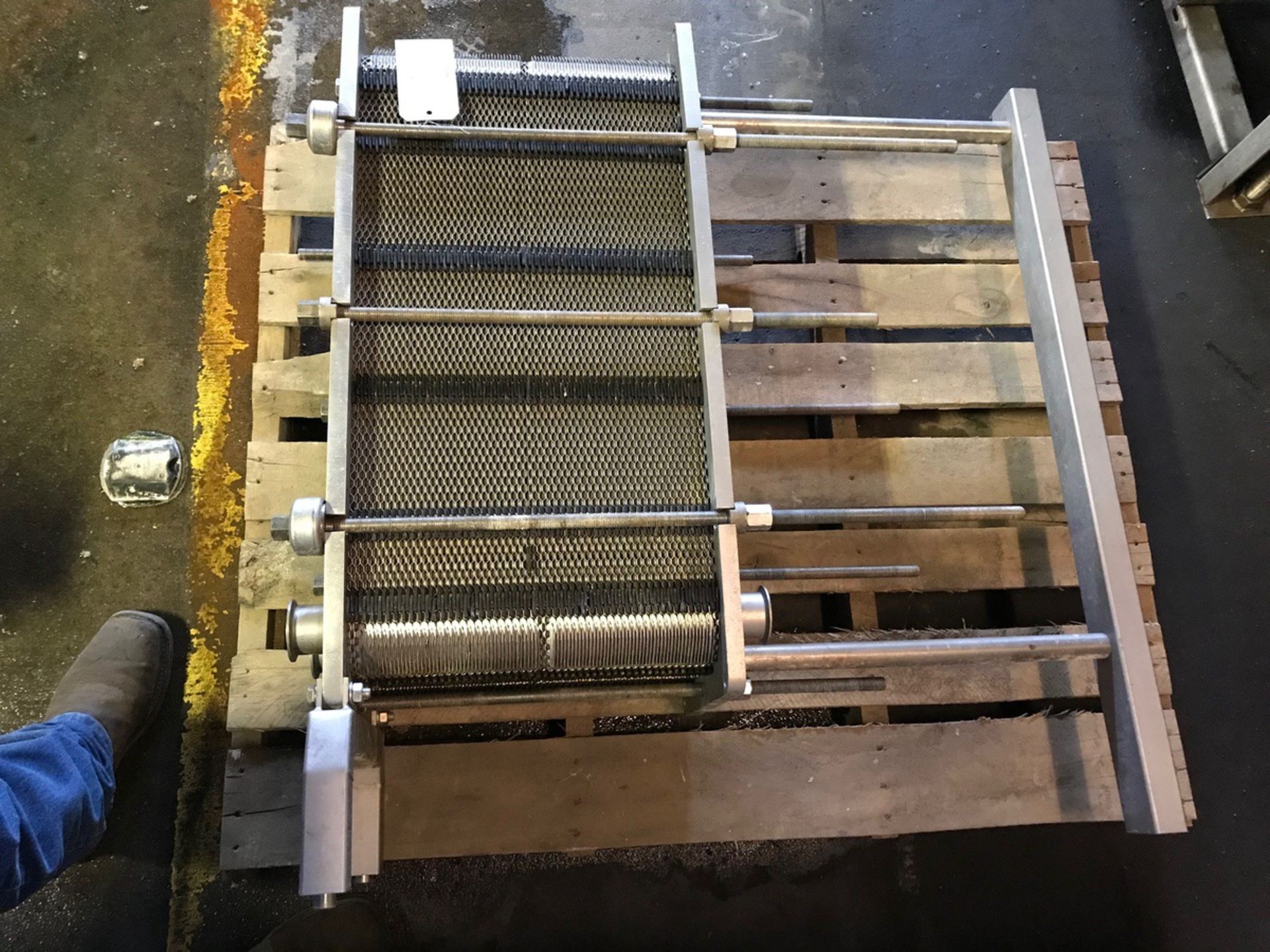 Alfa Laval Stainless Steel Plate and Frame Heat Exchanger, Modell M6-MBA | Loc: LKY | Rig Fee: $50