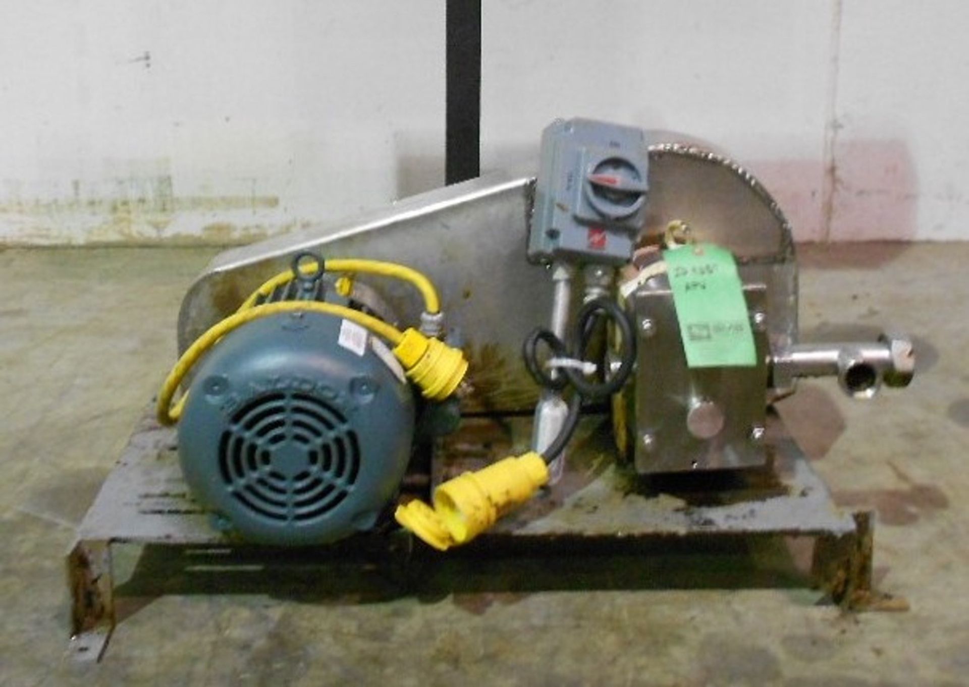 APV Stainless Steel 5hp Positive Displacement Pump, S/N: 1000002456161