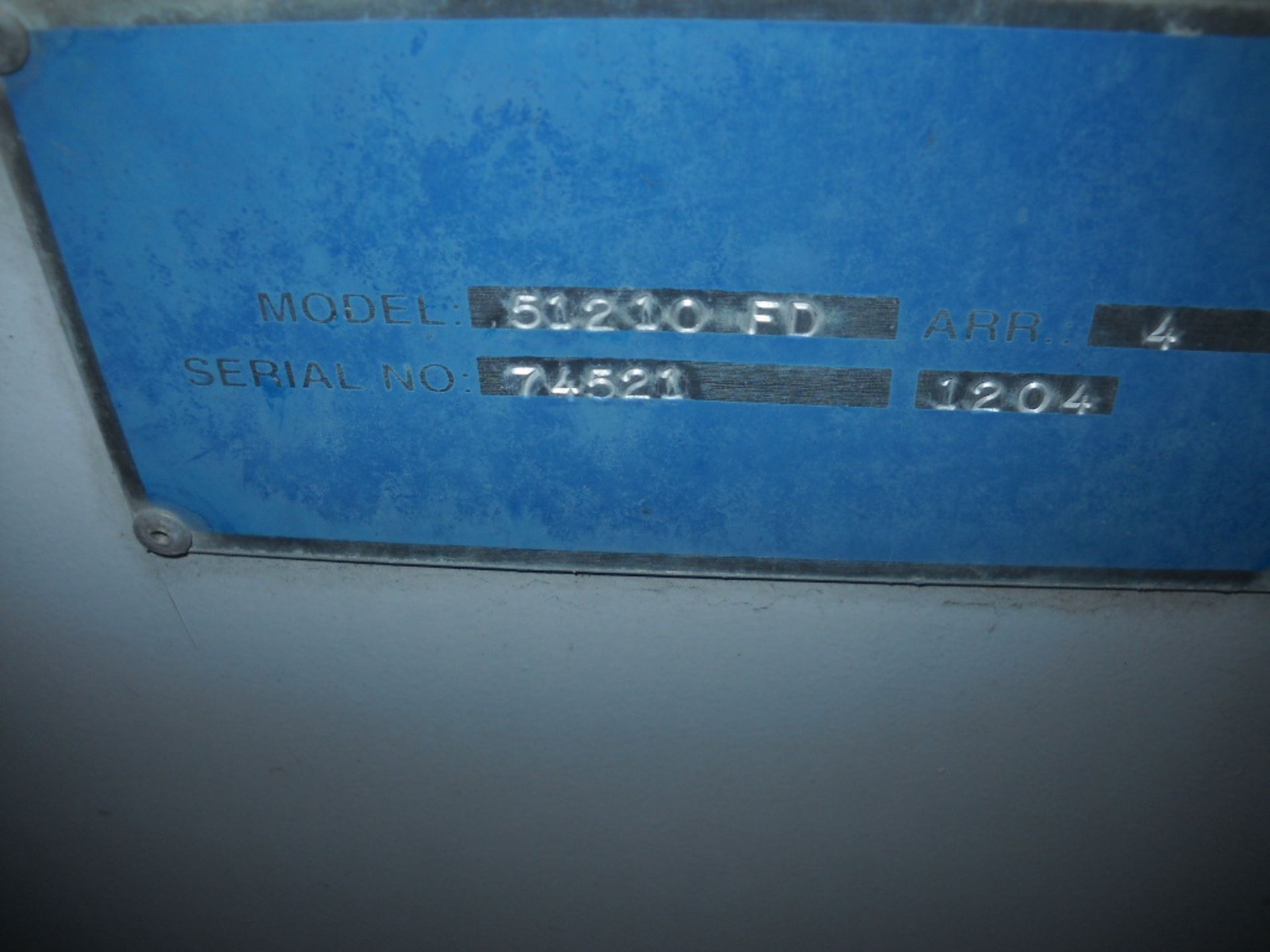 Model 51210 FD Air Knife Assembly With Triple Outlets, S/N: 74521 - Image 3 of 3