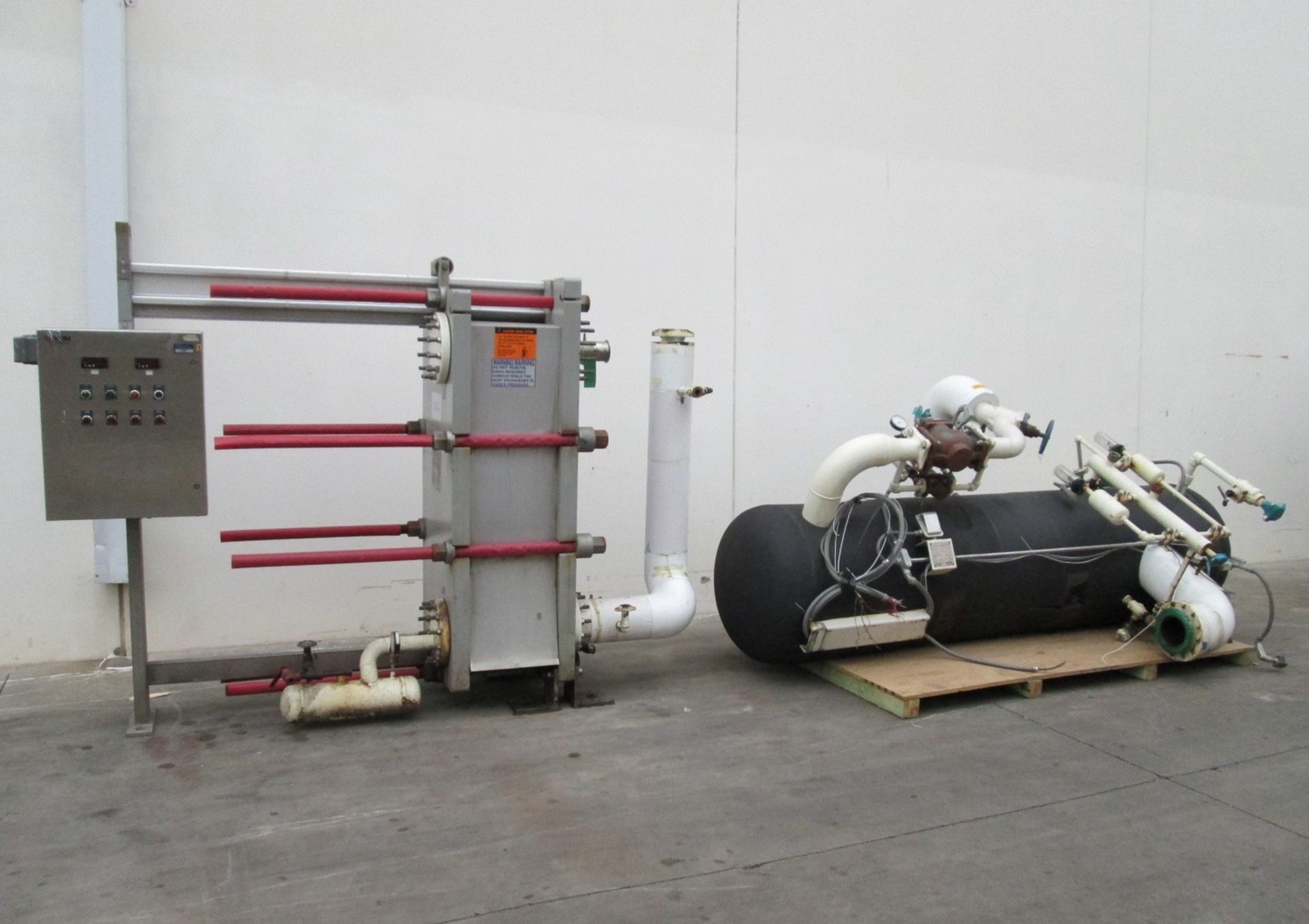 Alfa-Laval Model A15-BWFD Plate and Frame Ammonia Chiller, S/N: 30105-66172