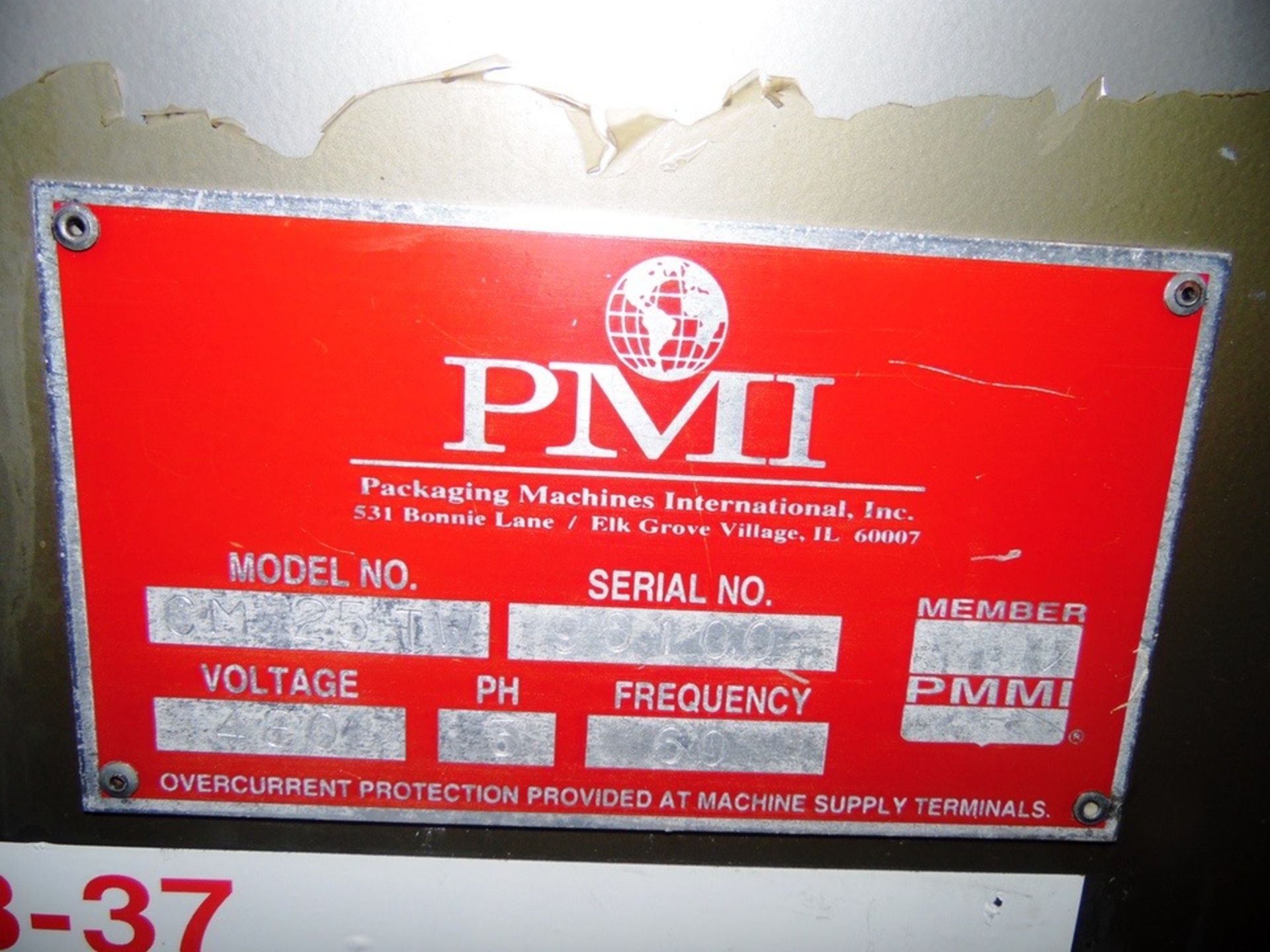 PMI Model ST 25 TW Shrink Wrapper, S/N: 96100 - Image 2 of 7