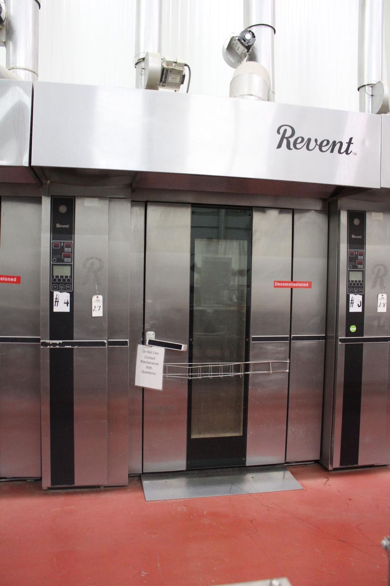 Revent Double Rack Oven, M# 724 G CG U, S/N U08-2431-282-4908, Natural Gas, 343,000 | Rig Fee: $1250