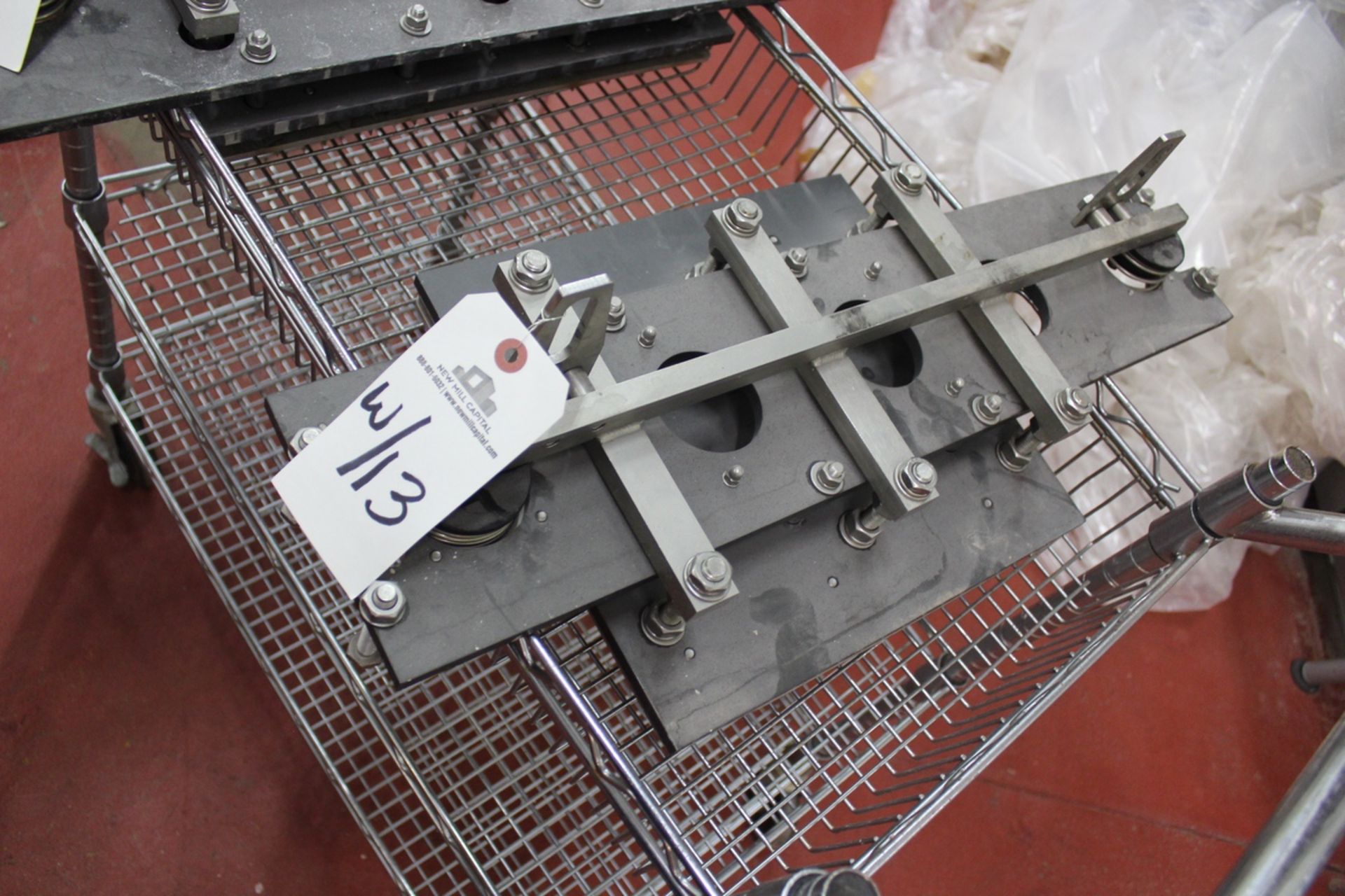 ABI Guillotine Cutter Conveyor, 23" X 8' Sanitary Belt Conveyor, W/ (2) Scone Cutti | Rig Fee: $400 - Image 7 of 9