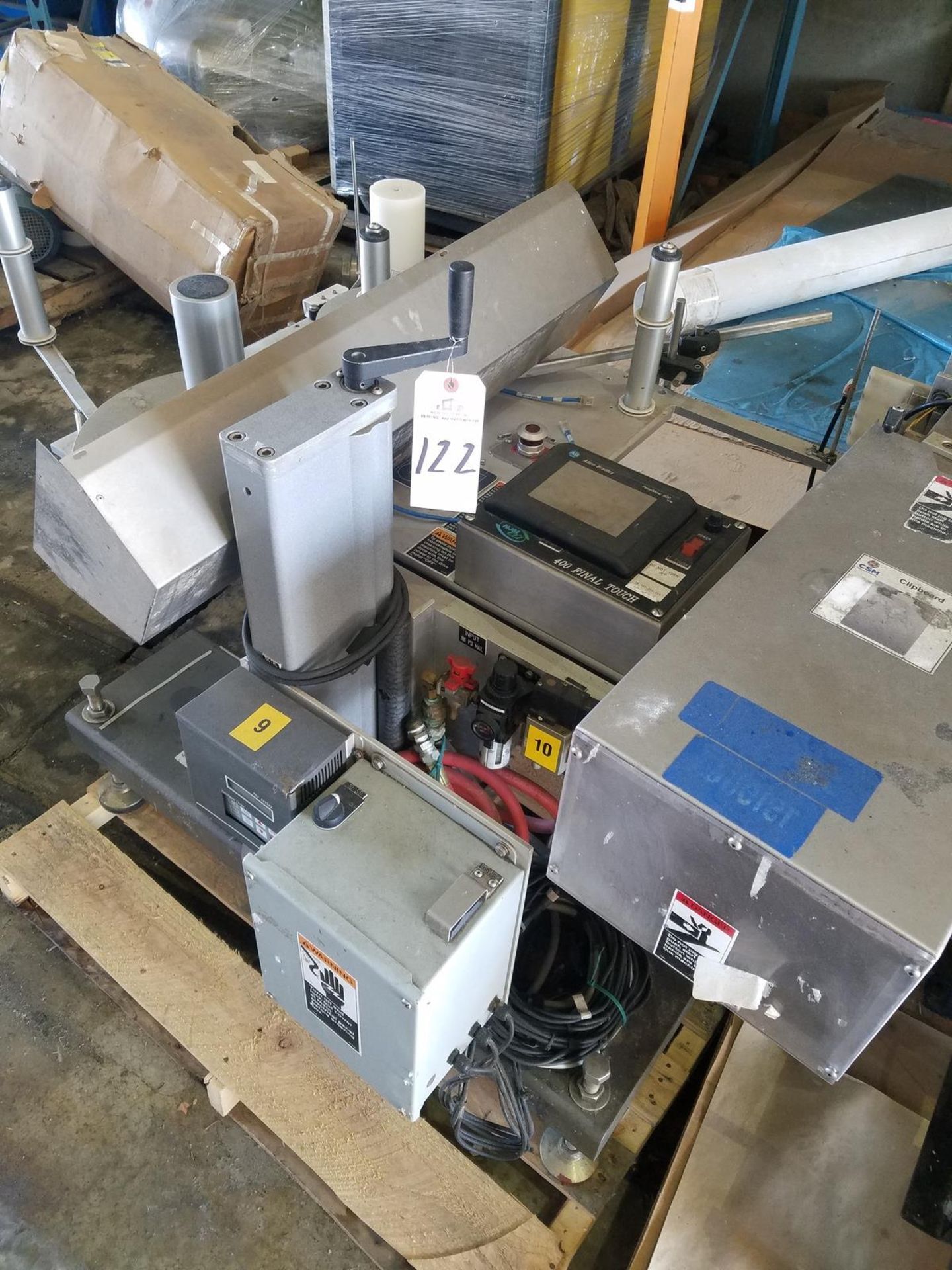 NJM/CLI Label Applicator, M# 400R, S/N 400R-0107 M07A0001 | Rig Fee: $100 - Image 2 of 4