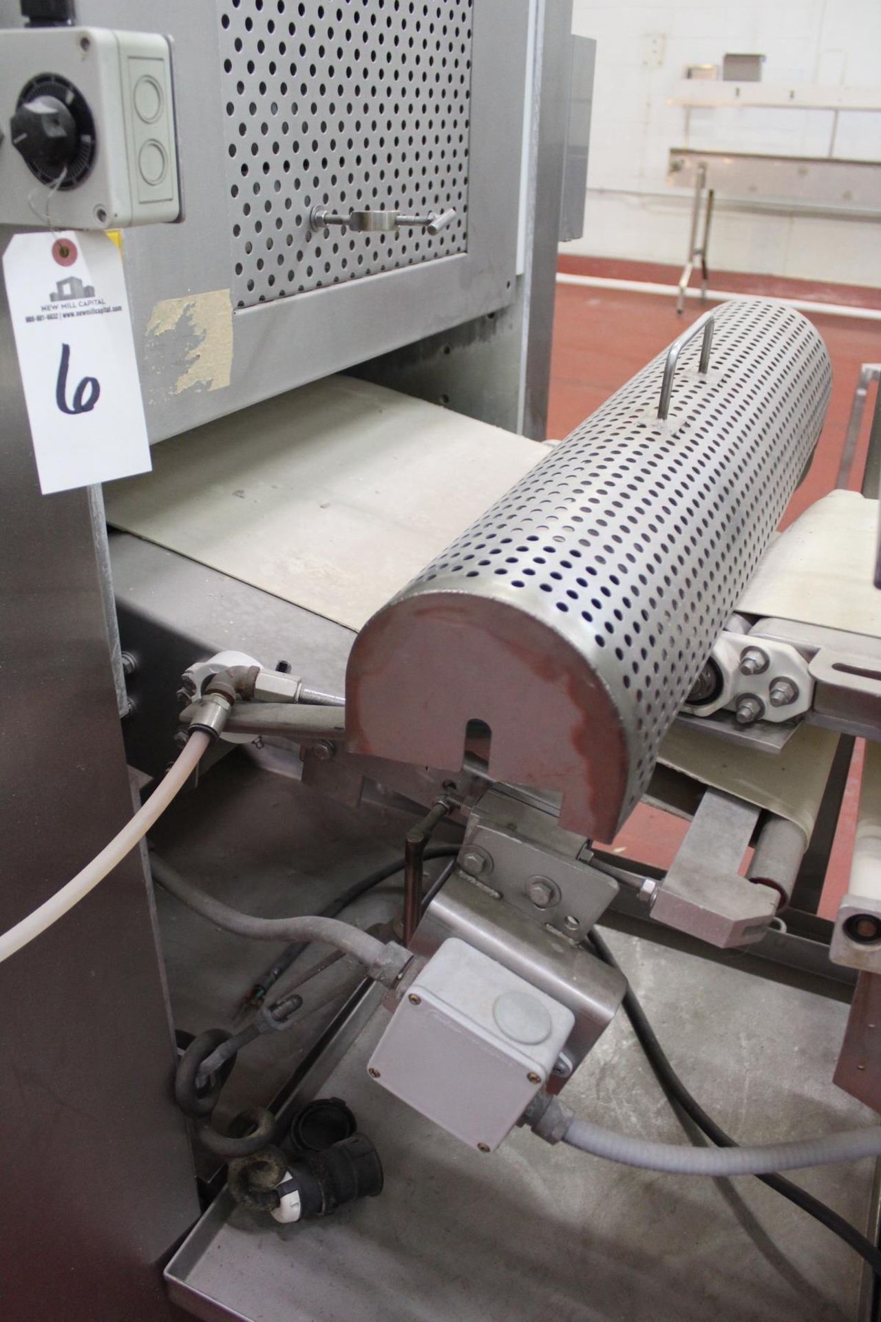 23" X 15' Long Sanitary Sheeter Belt Conveyor, W/ 3 Place Dough Splitter Wheels | Rig Fee: $600 - Image 3 of 4