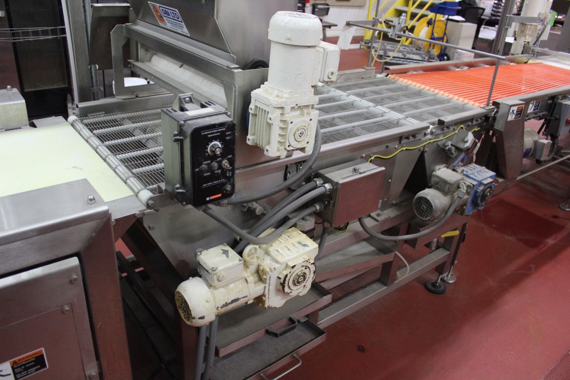 ABI Reclaimable Egg Wash/Sugar Applicator Conveyor, W/ 24" X 18 1/2" Wire Egg Wash, | Rig Fee: $400 - Image 5 of 5