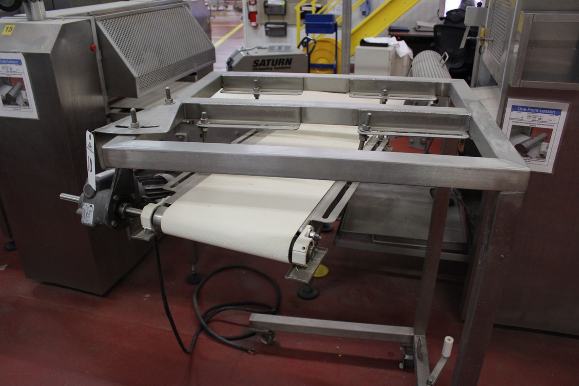 12" X 34" Top Riding Lane Changing Sanitary Belt Conveyor | Rig Fee: $200 - Image 2 of 2