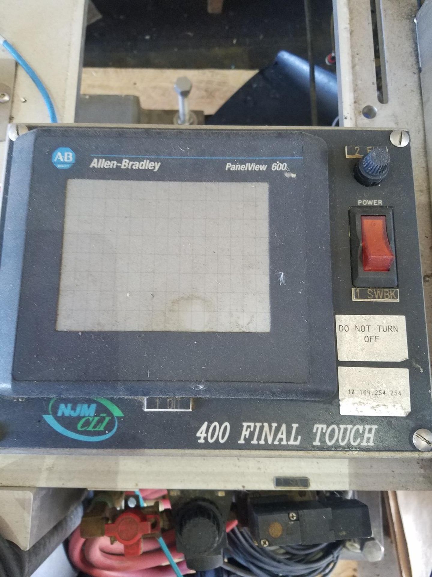 NJM/CLI Label Applicator, M# 400R, S/N 400R-0107 M07A0001 | Rig Fee: $100 - Image 4 of 4