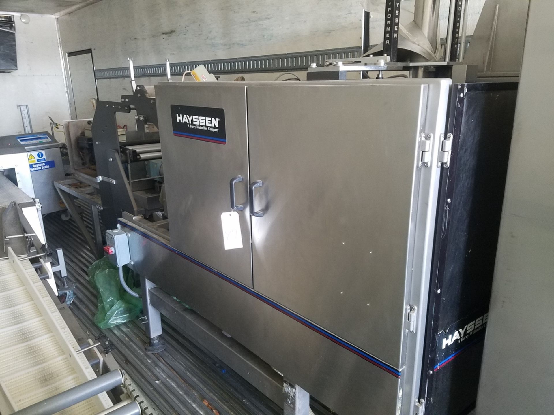 Hayssen Vertical Form Fill Seal Bagger, M# 12-19HP, S/N X86036 | Rig Fee: $300