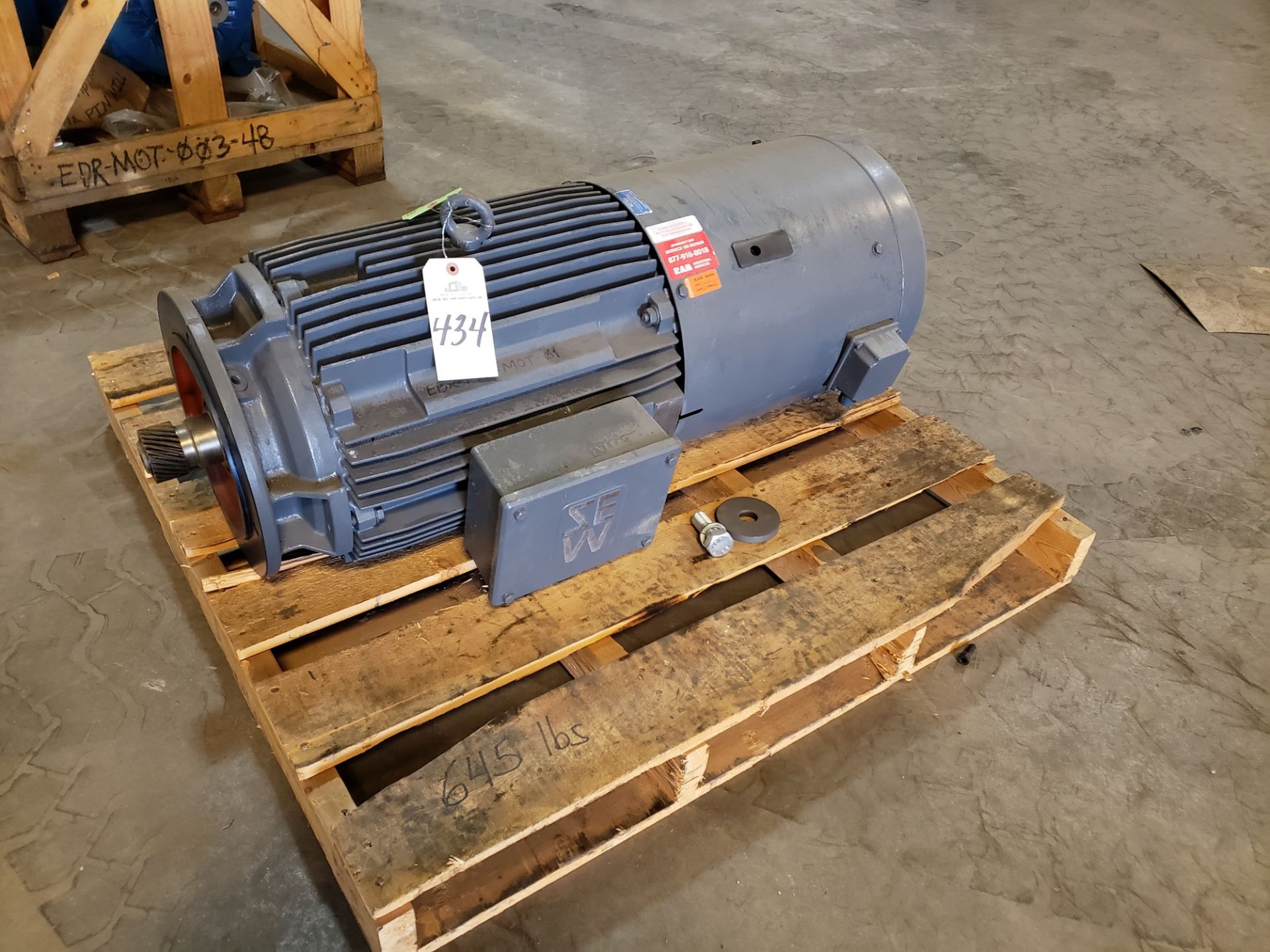 Sew-Eurodrive Electric Motor, HP 60 | Rig Fee: $50