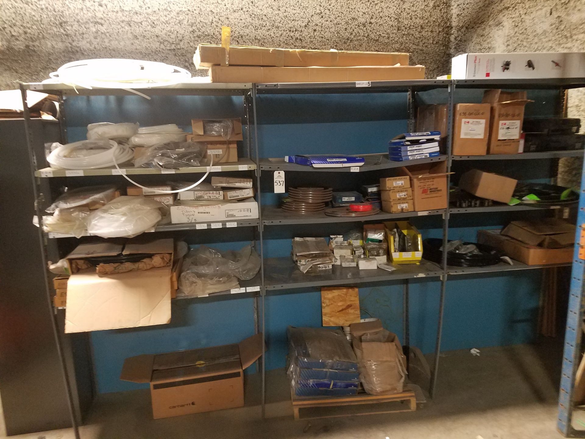 Metal Shelving Unit w/Contents | Rig Fee: $250