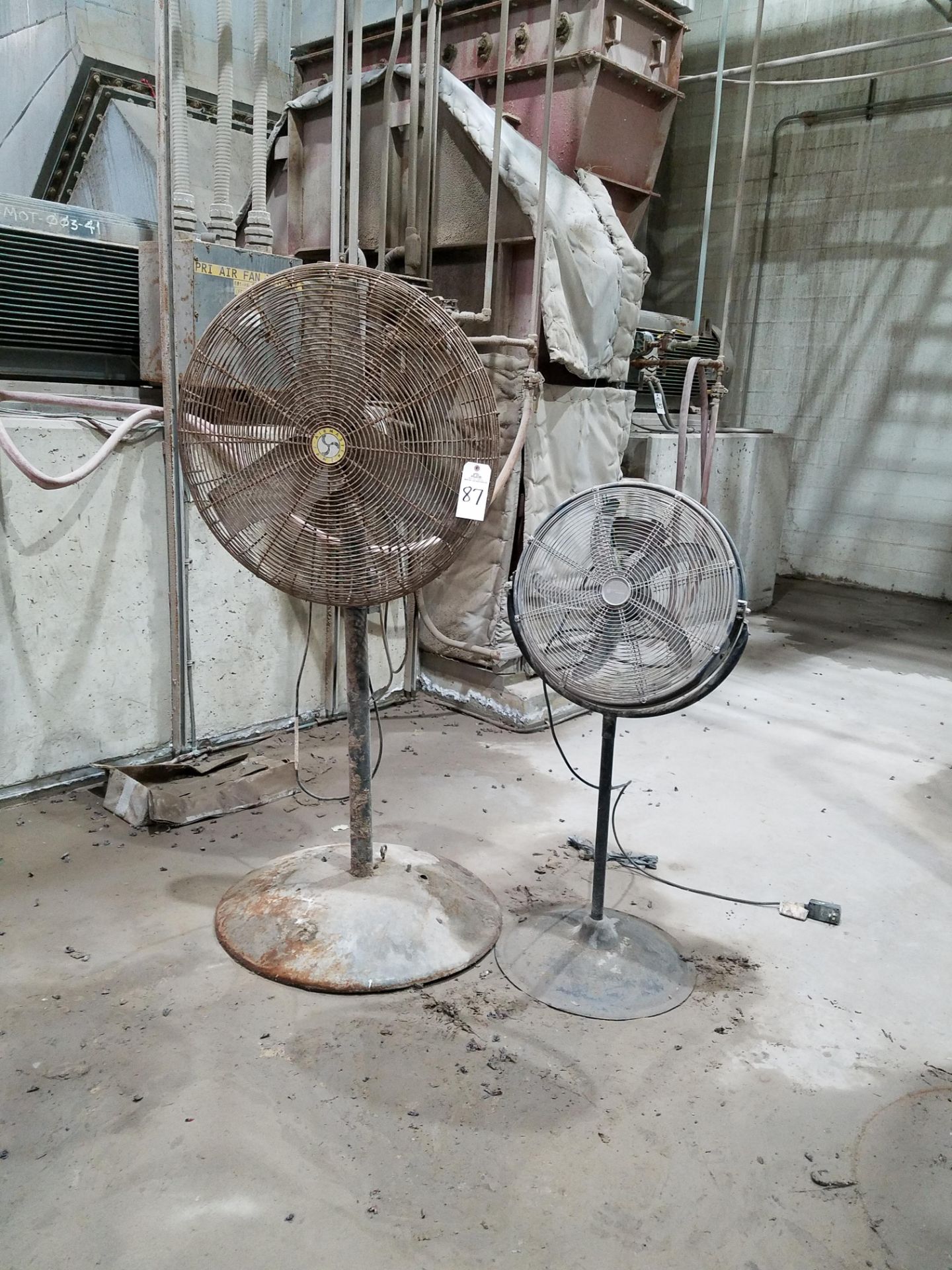 Lot of (2) Pedestal Fans | Rig Fee: $25