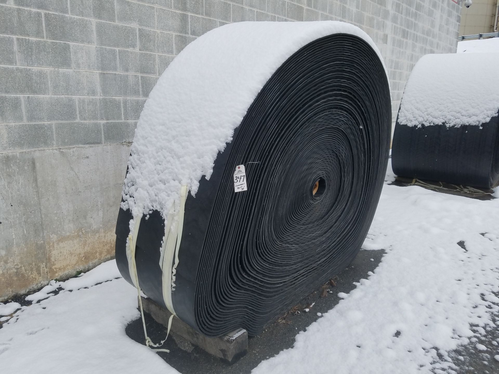 Lot of 30" Belt Conveyor Material | Rig Fee: $100