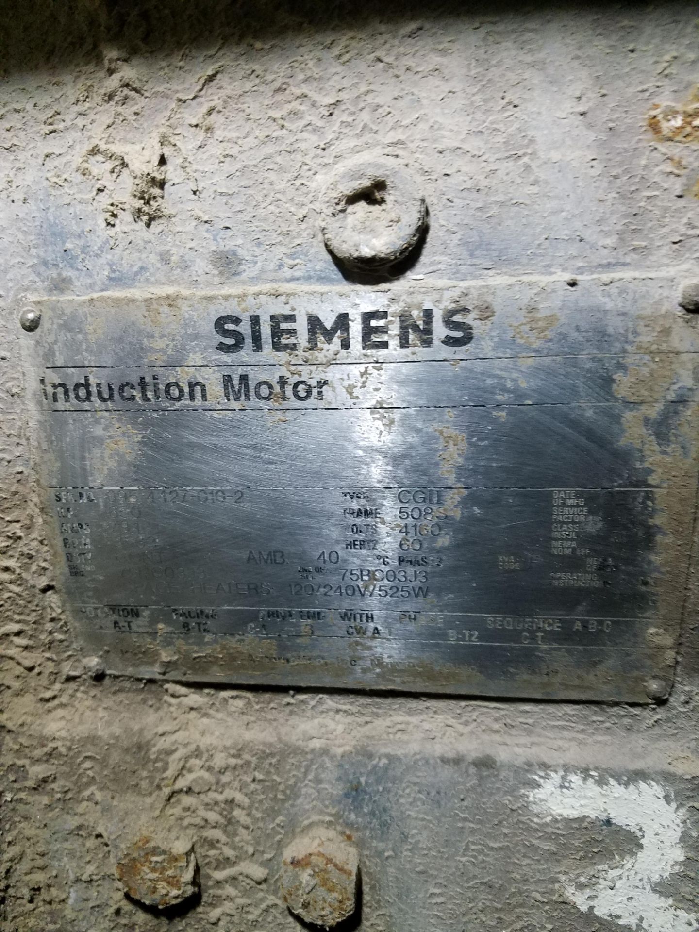 KSB Multi Stage Boiler Feedwater Pump w/ Siemens 650 HP Induction Motor | Rig Fee: $400 - Image 2 of 3