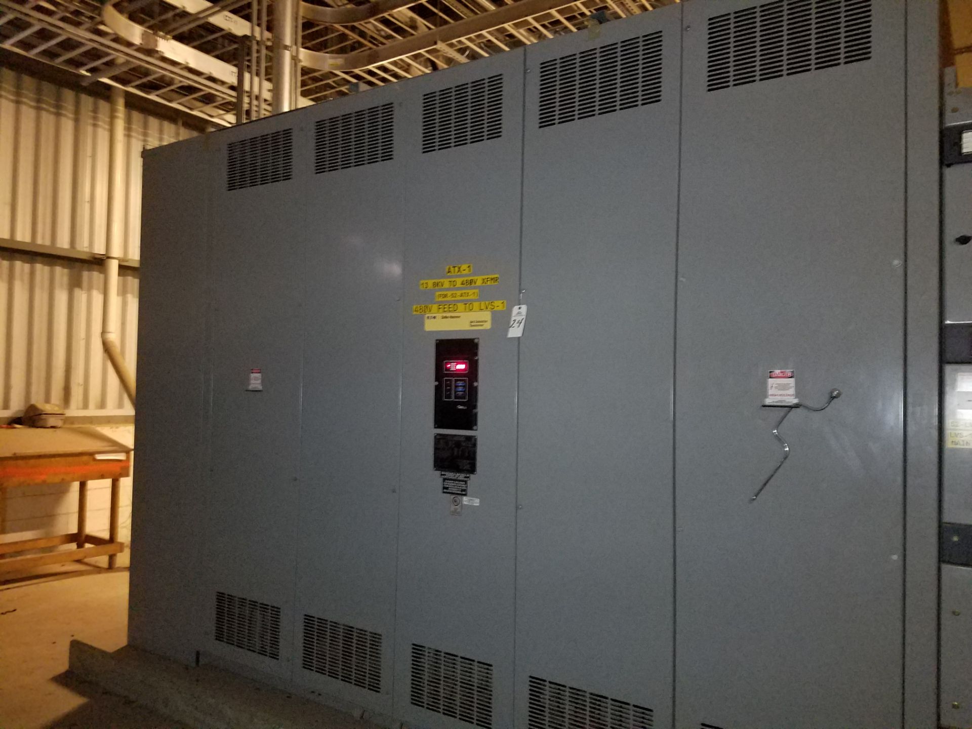 Cutler-Hammer Dry Type Distribution Transformer, 2500/3333 KVA, S/N 1LUB DS81126001 | Rig Fee: $1500