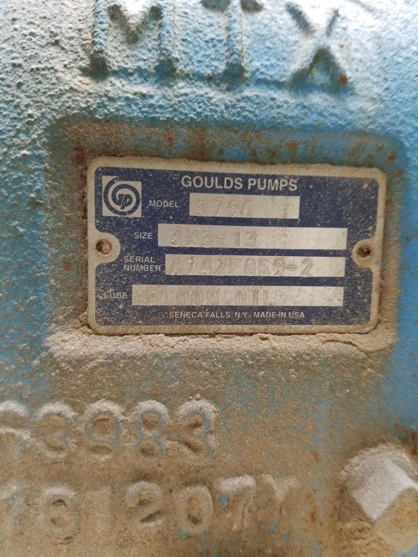 Goulds Pump, M# 3796 w/ Reliance 20 HP Motor | Rig Fee: $150 - Image 3 of 3