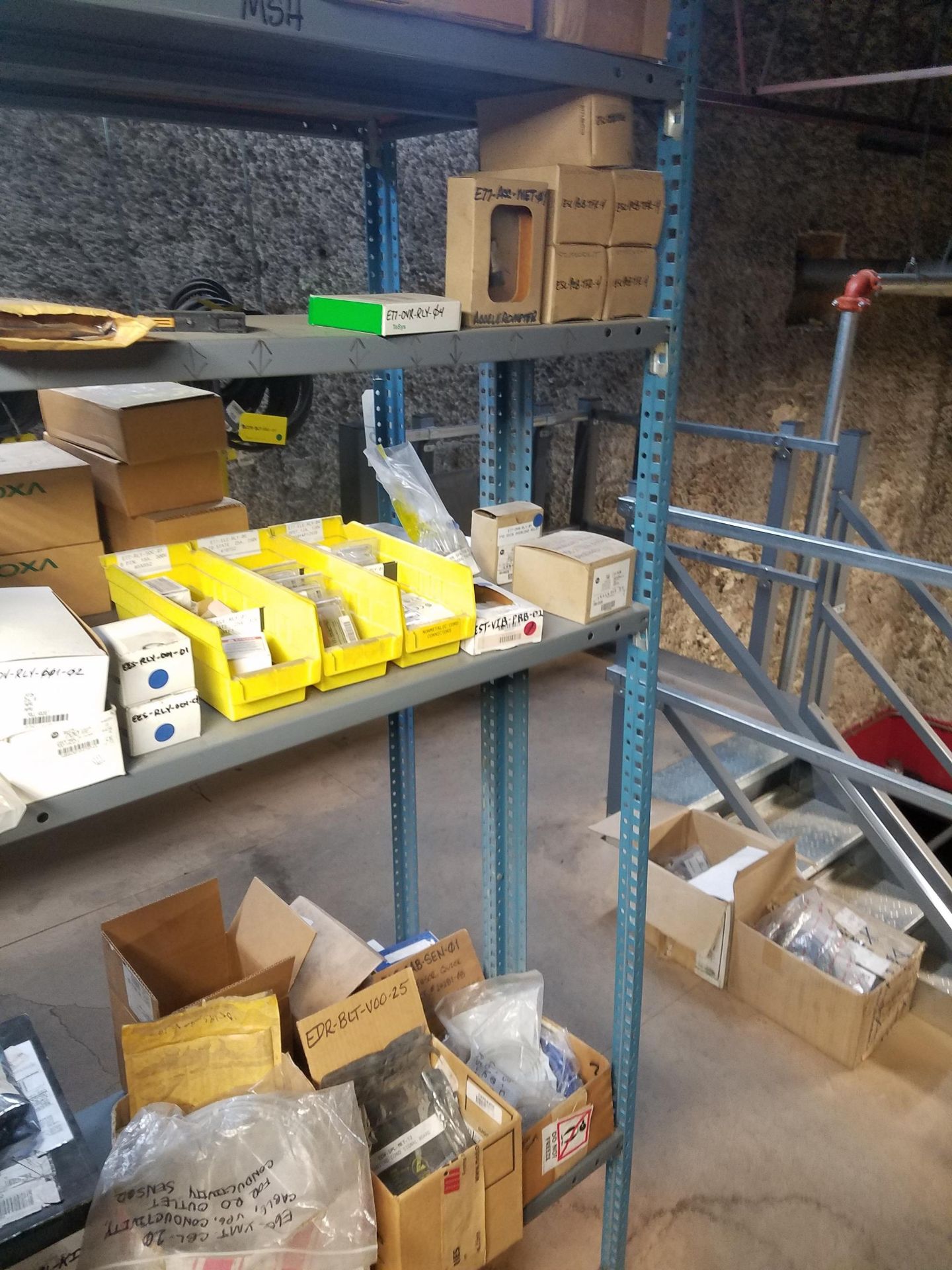 Contents of Spare Parts Storage Area On Mezzanine | Rig Fee: $400 - Image 12 of 19