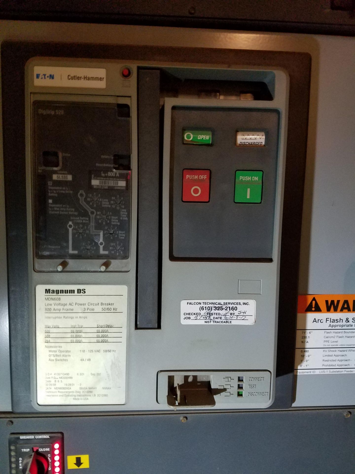 Cutler-Hammer Magnum DS Metal-Enclosed LV Switchgear | Rig Fee: $2000 - Image 8 of 10