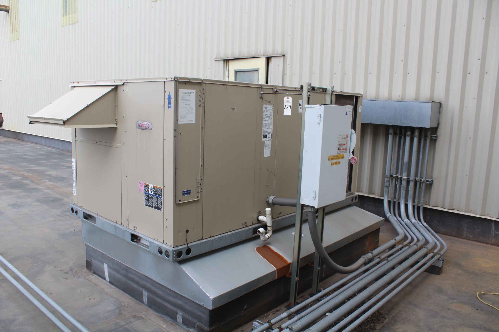 Lennox HVAC Unit, M# KCA150S4BN2G, S/N 5614F07997 | Rig Fee: $500